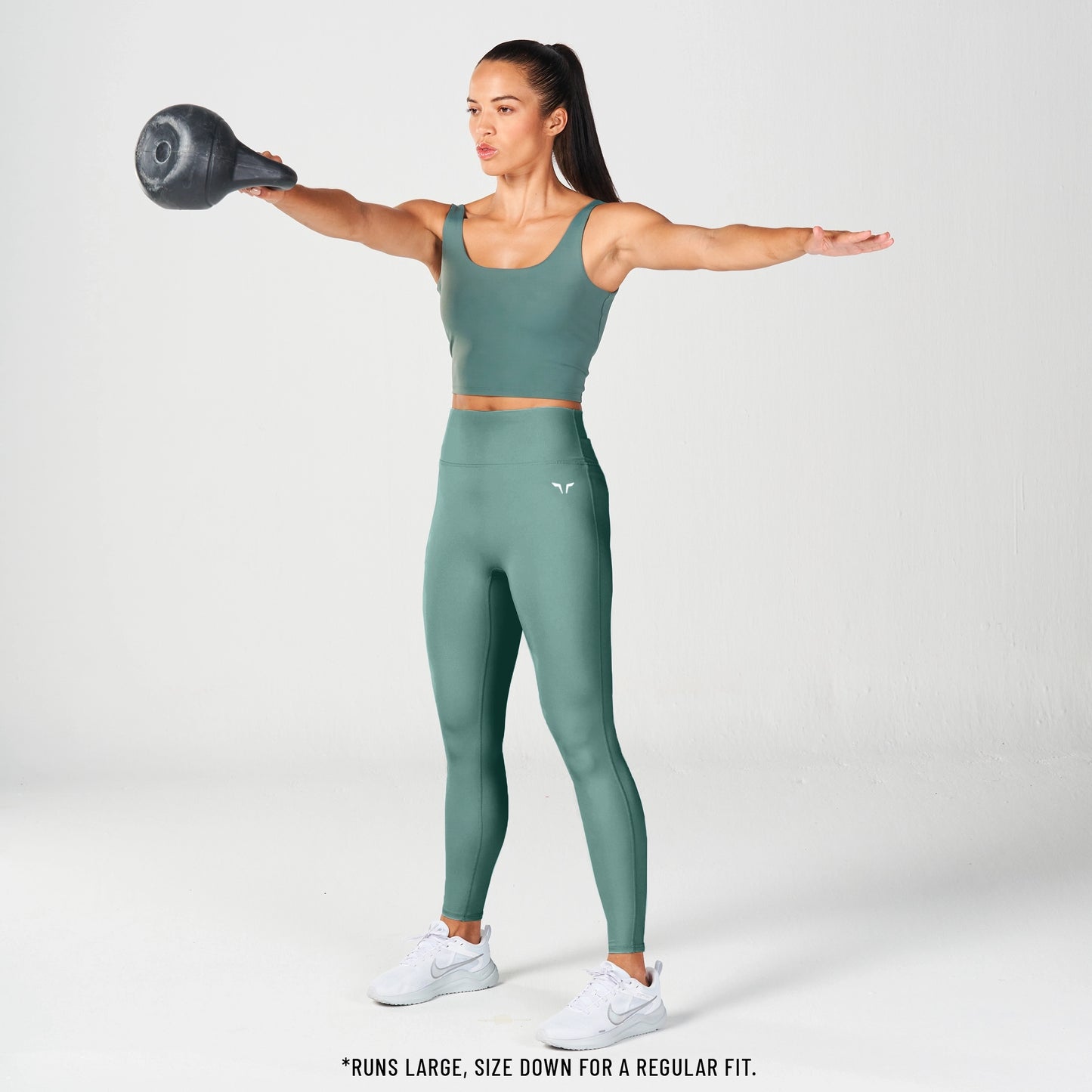 بنطال ضيق أجايل آكت من كور - أخضر غامق 