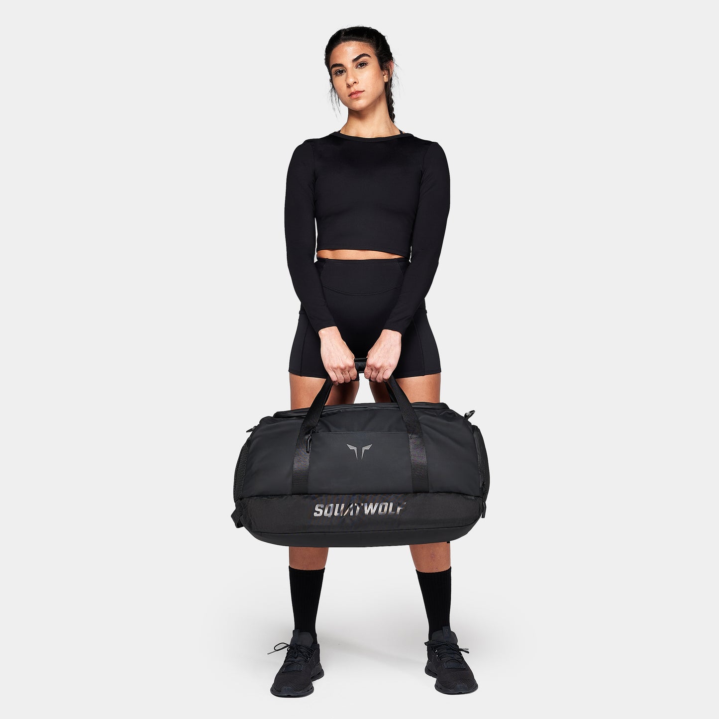 حقيبة رياضية كبيرة 42 لتر - أسود