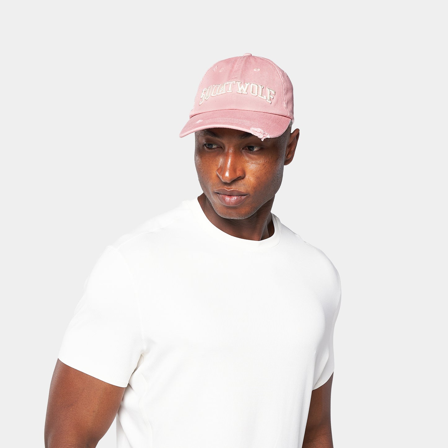 قبعة بيسبول ممزقة - موف فاتح