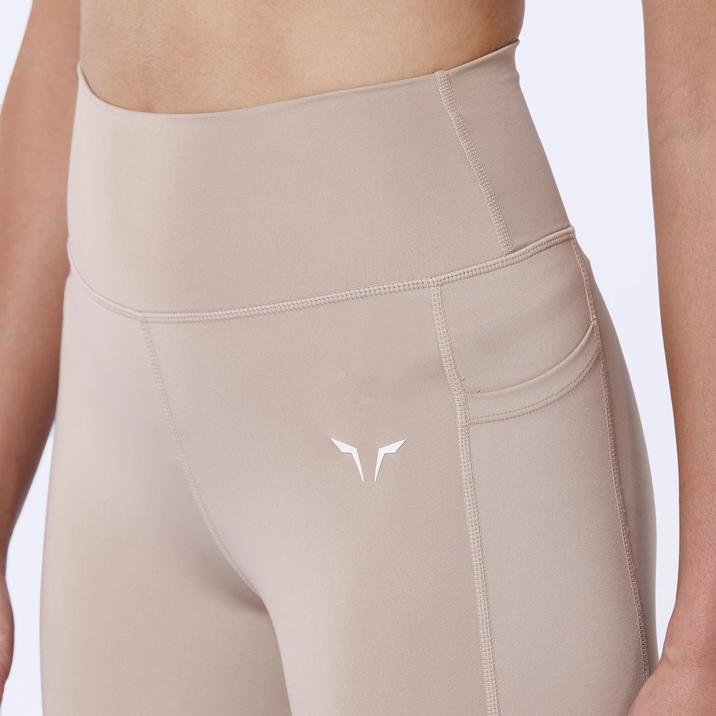 Essential High Waisted Leggings 27" - Cobblestone