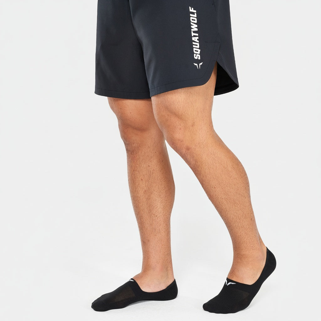 جوارب مخفية - 3 قطع - أسود