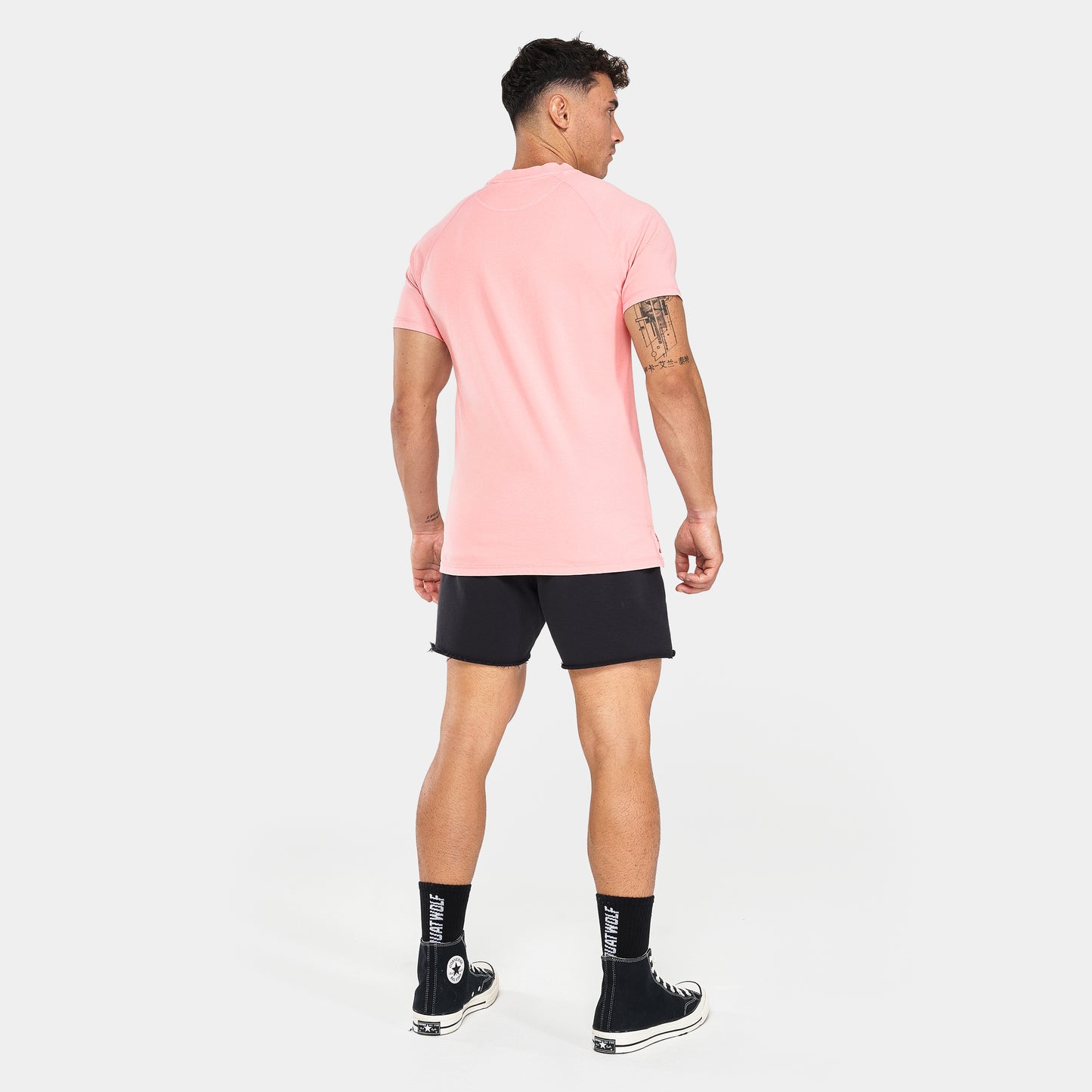 تيشيرت رغلان جرافيكي رياضي - موف فاتح