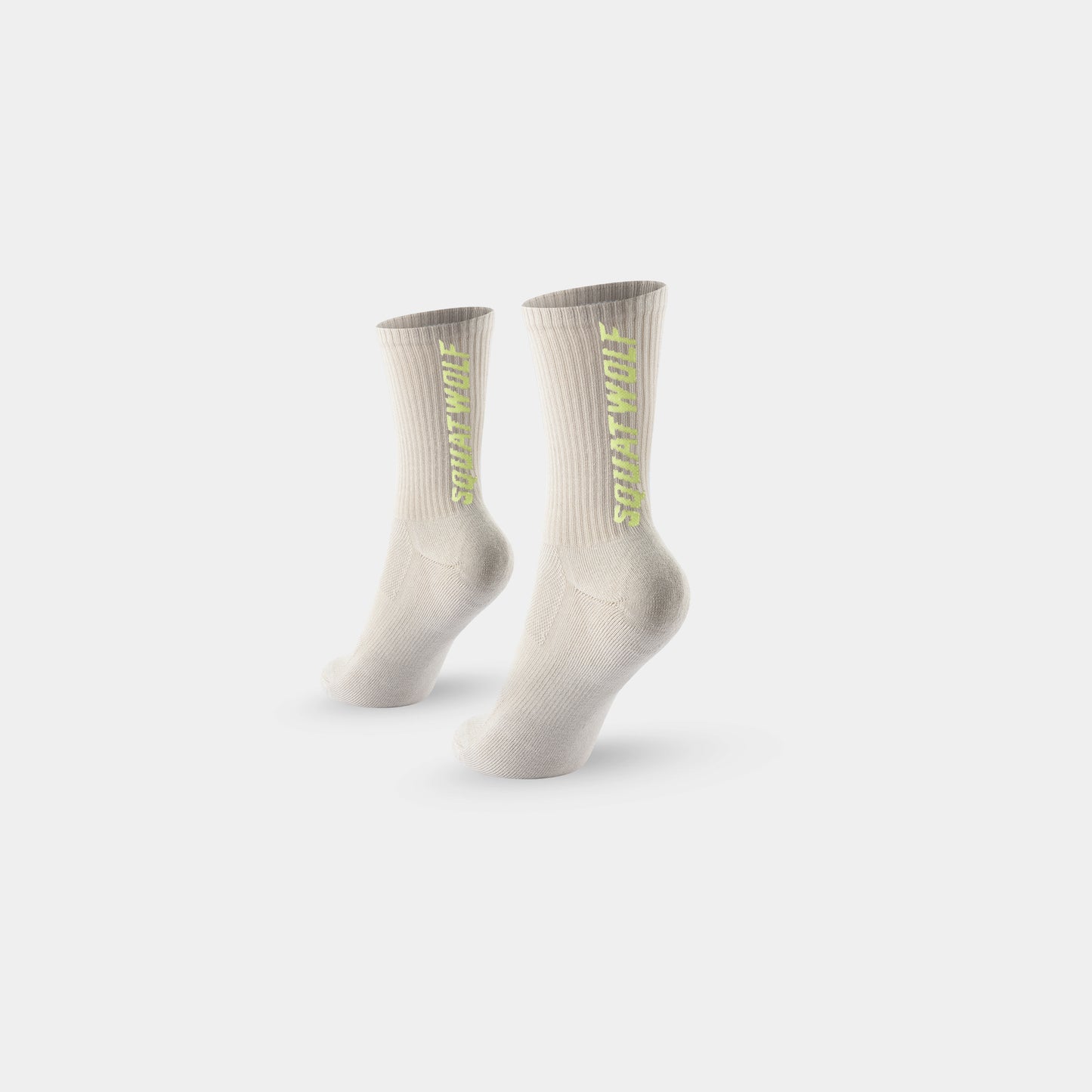 جوارب نصف الساق بشعار 3 قطع - أبيض لؤلؤي و فضي مطفي و كستنائي