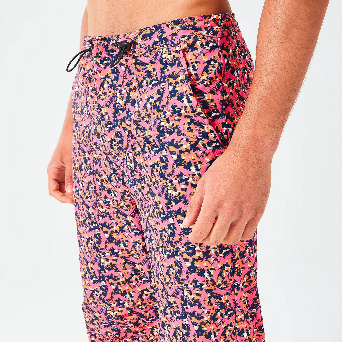 بنطال كود بارا - تمويه وردي فاقع