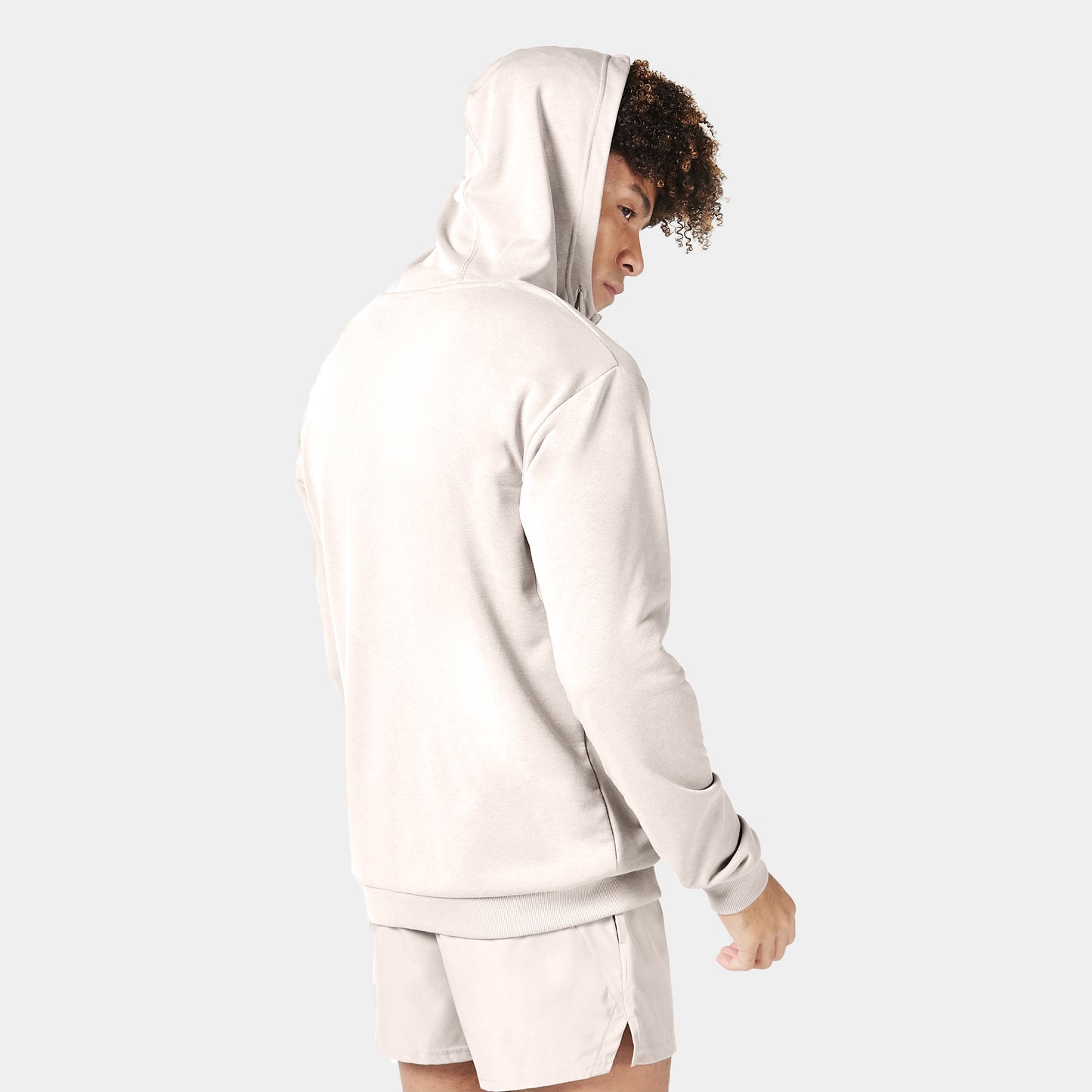Essential Zipped Hoodie - Silver Lining