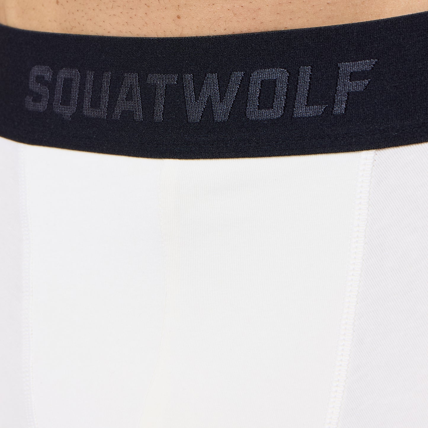 بوكسر قطني 5" 3 قطع - أبيض لؤلؤي