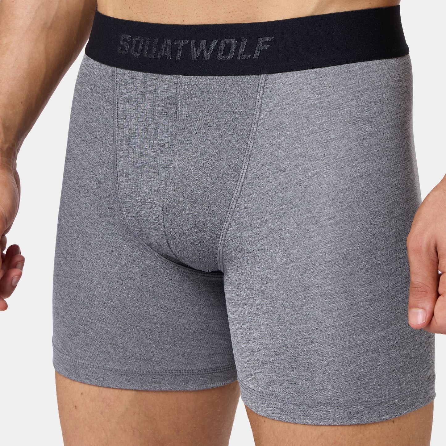 بوكسر 5" للأداء 3 قطع - رمادي فاتح مارل