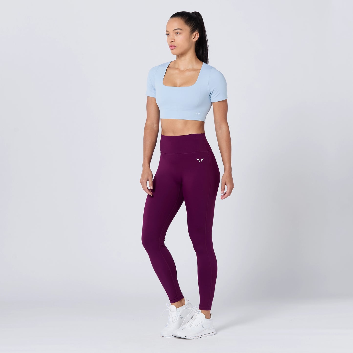 توب ضد الانزلاق مع حمالة صدر عالية التحمل - أزرق سماوي