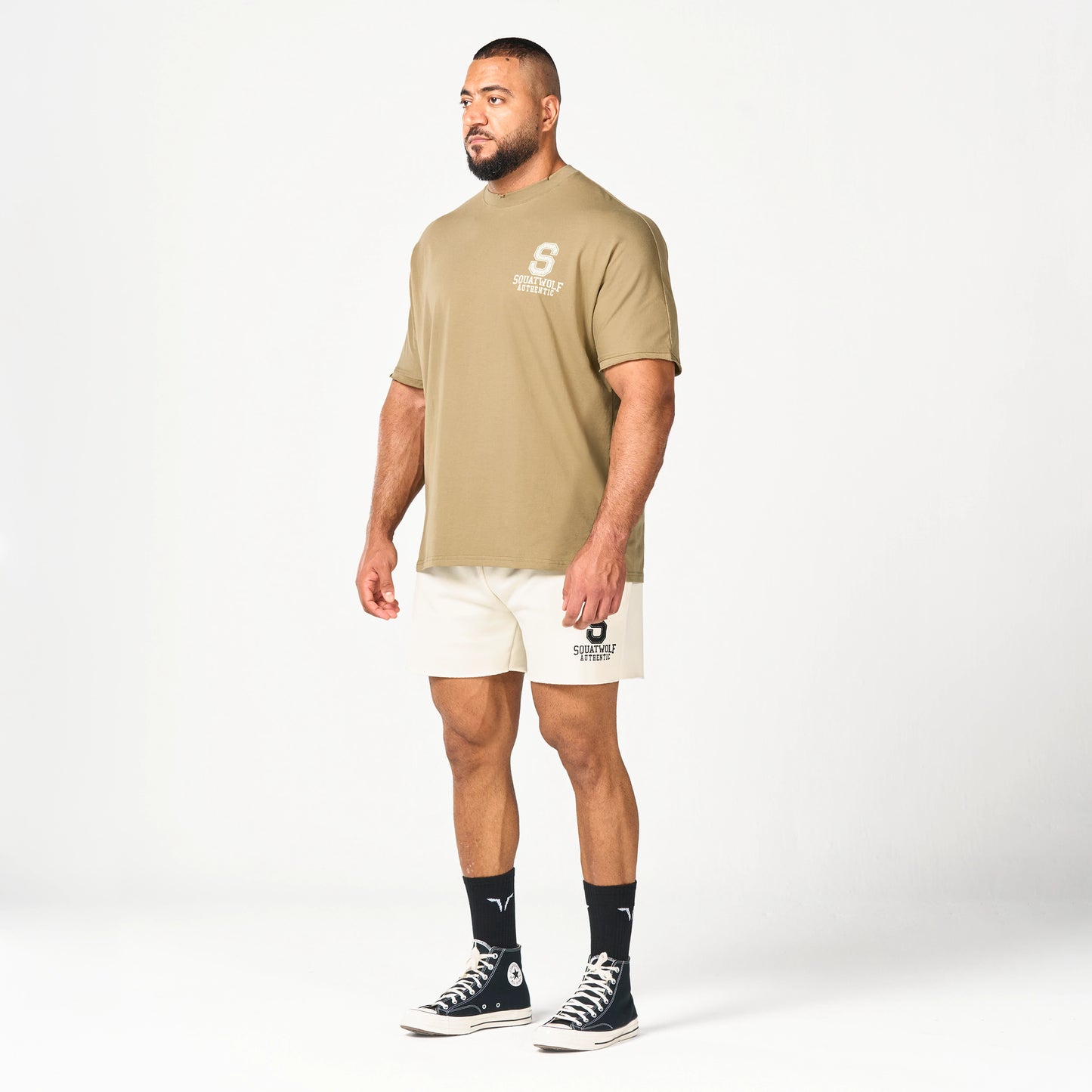 Stay Authentic Oversized T-shirt - Covert Green