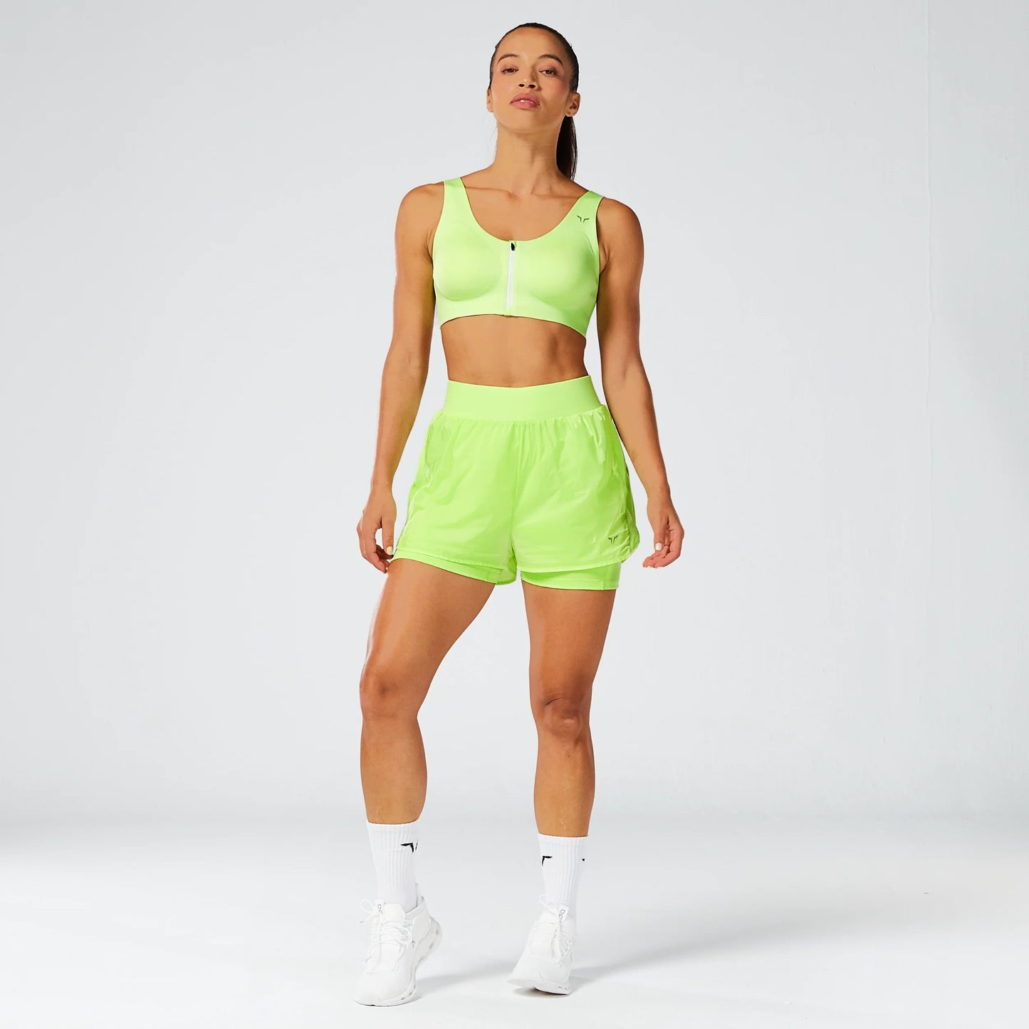 شورت لاب °360 سبرينت 2 في 1 - أخضر فاقع