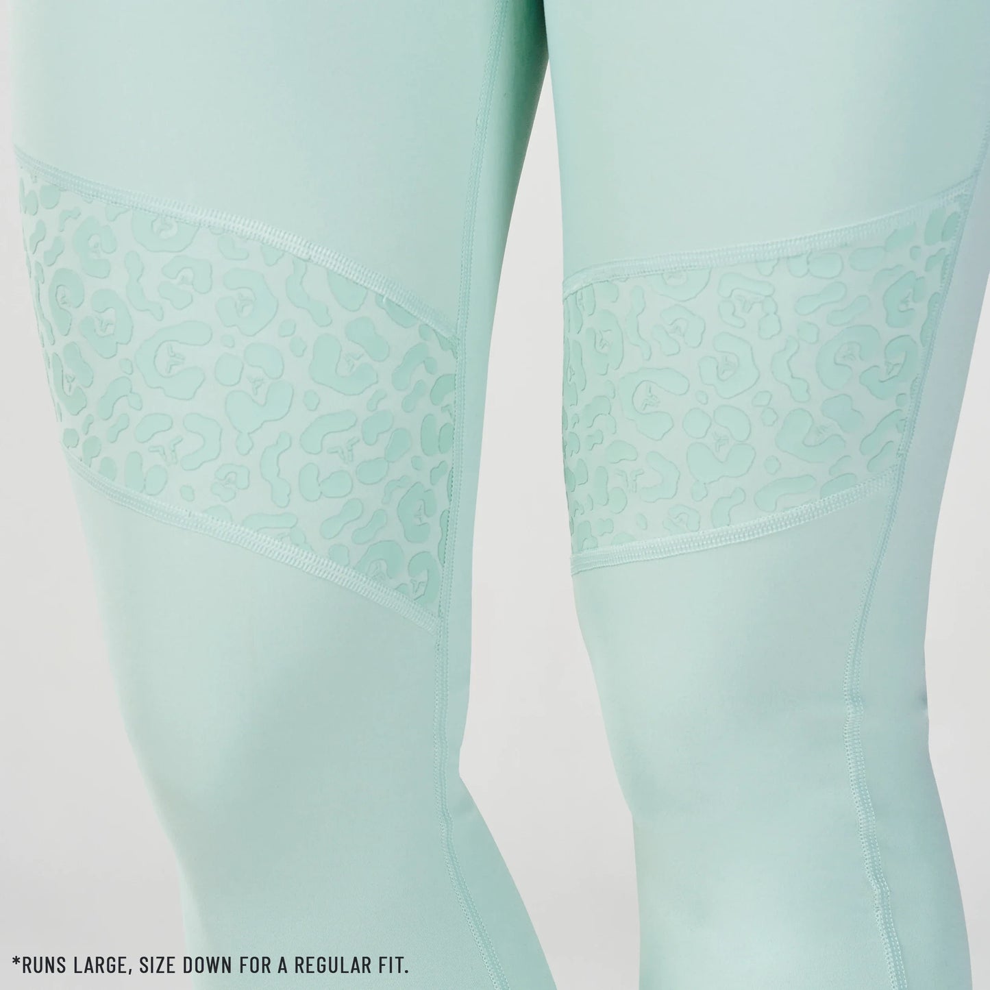 Untamed Panel Leggings 27" - Surf Spray