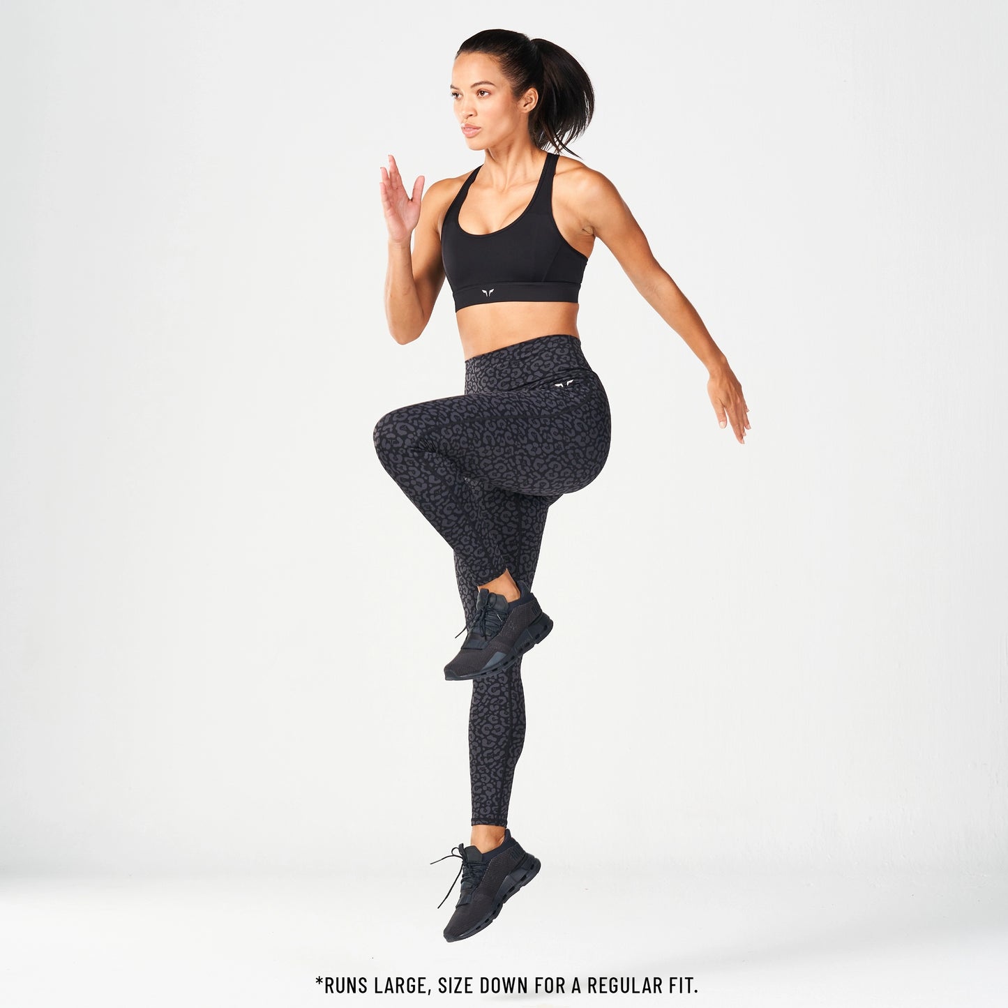 بنطال ضيق أجايل آكت من كور - أسود