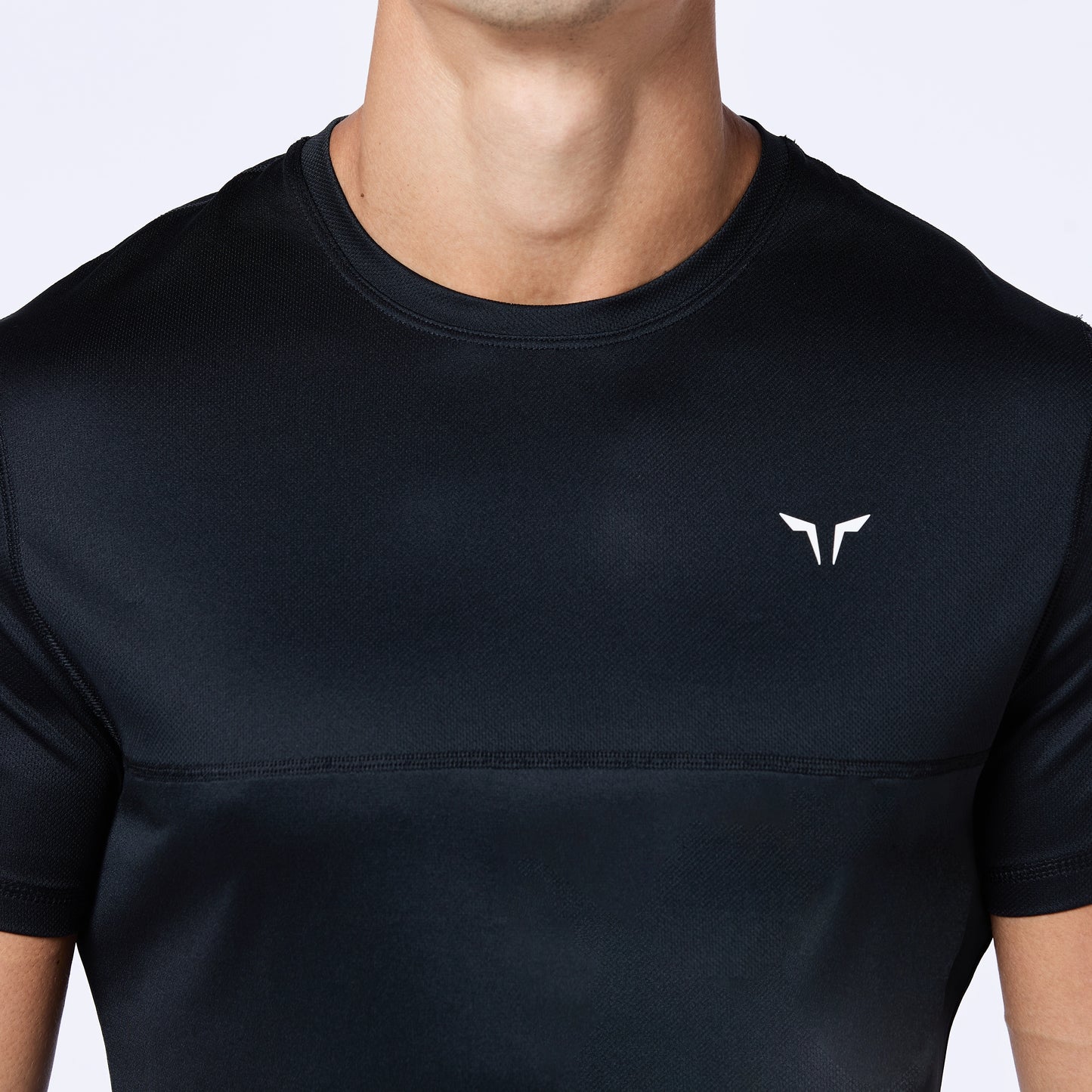 كونتراست تيشيرت - أسود