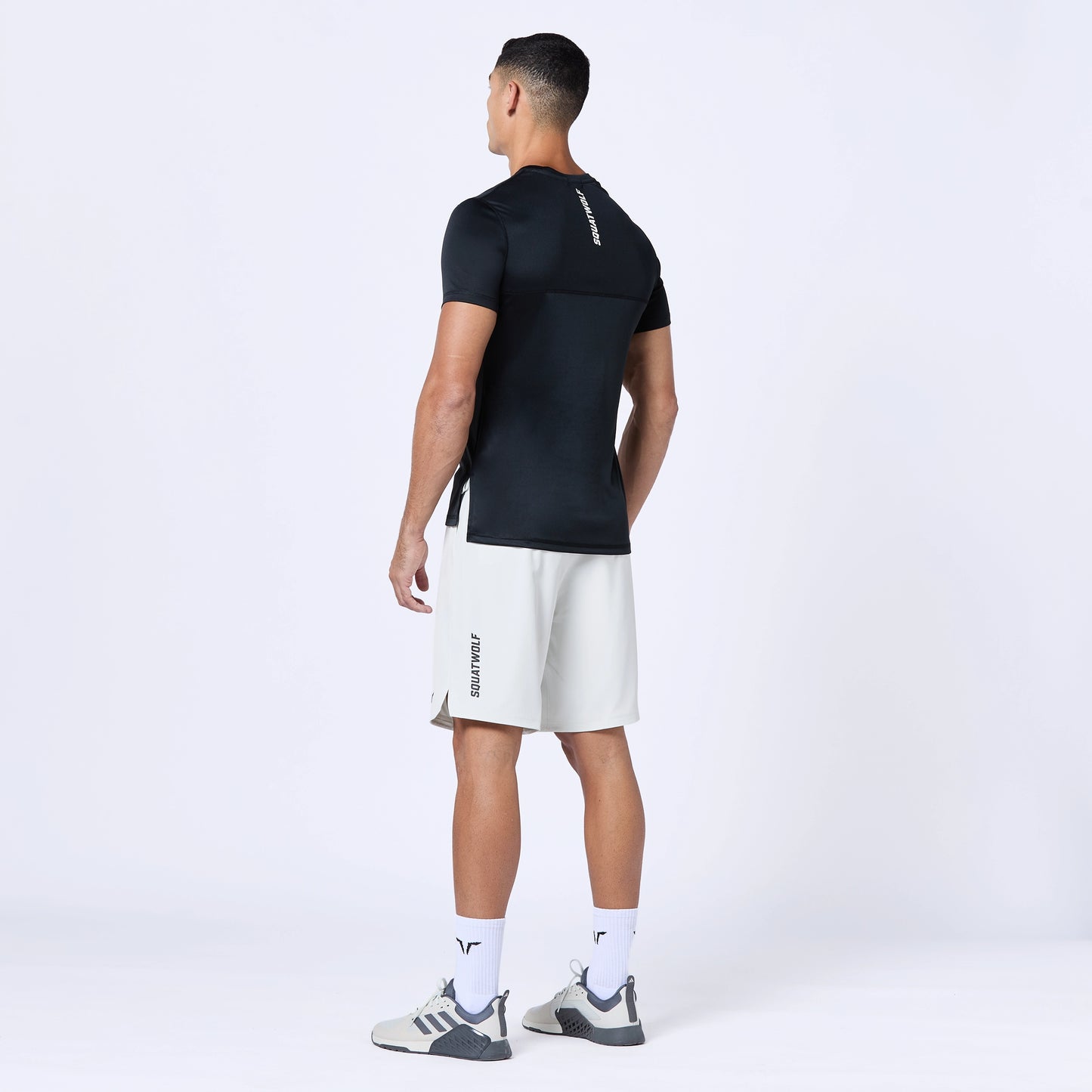 كونتراست تيشيرت - أسود