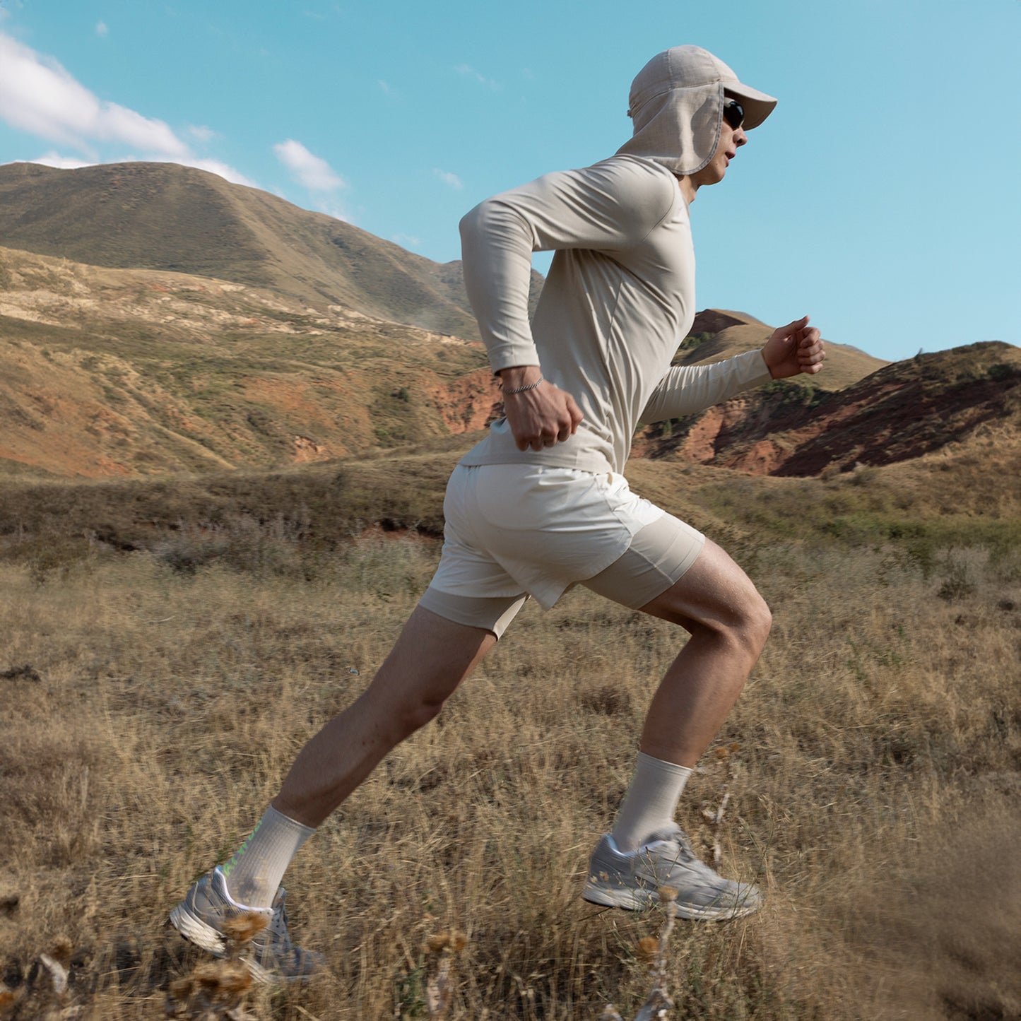 نيوتك تيشيرت سوبرناتشورال بأكمام طويلة - فضي مطفي