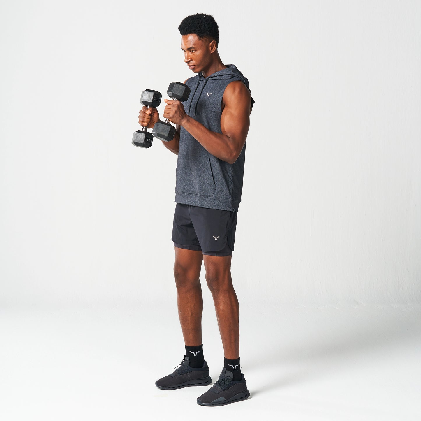 Adonis Hoodie 2.0 - Black Marl