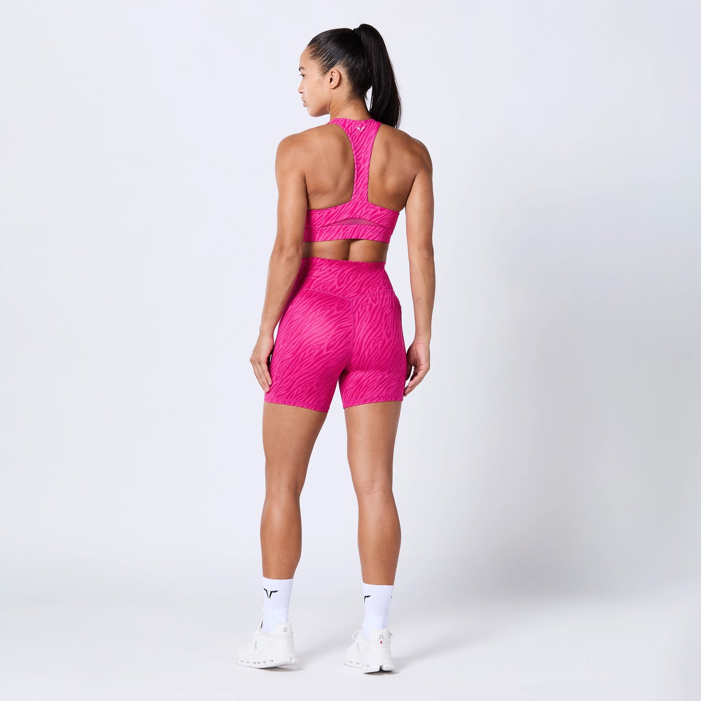 High Rise 5" Shorts - Beetroot Purple Print