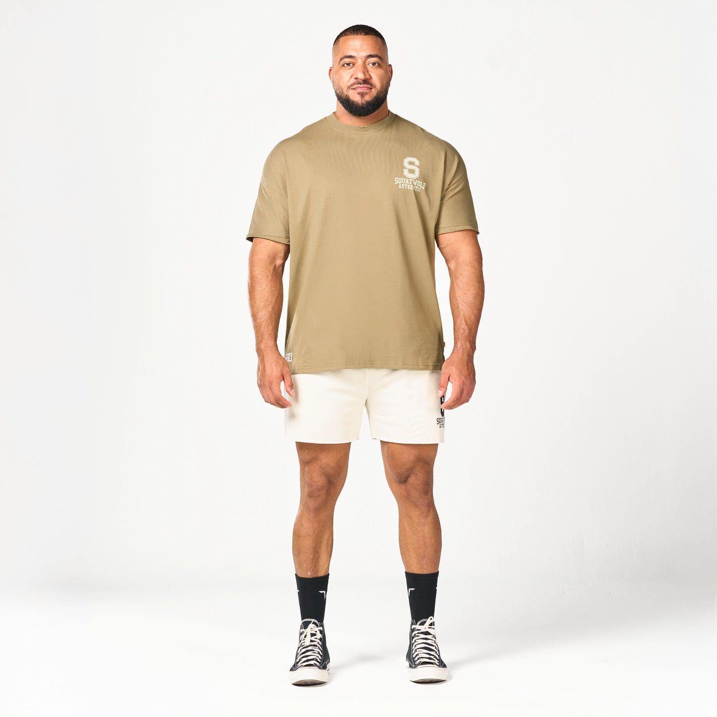 Stay Authentic Oversized T-shirt - Covert Green
