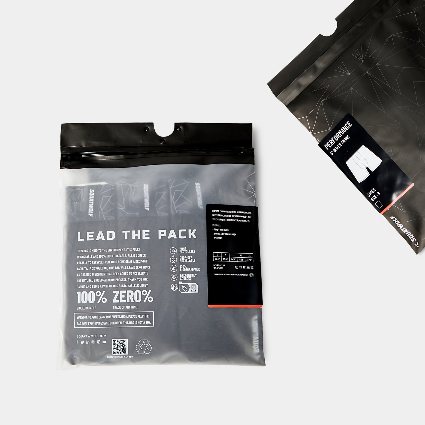 بوكسر 5 انش للأداء 3 قطع - أسود