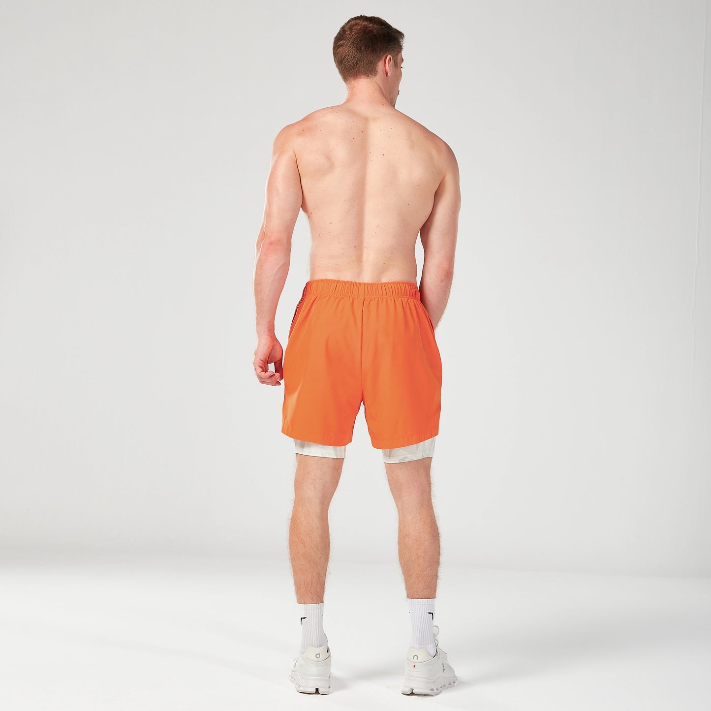 Limitless 2-in-1 7" Shorts - Persimmon Orange