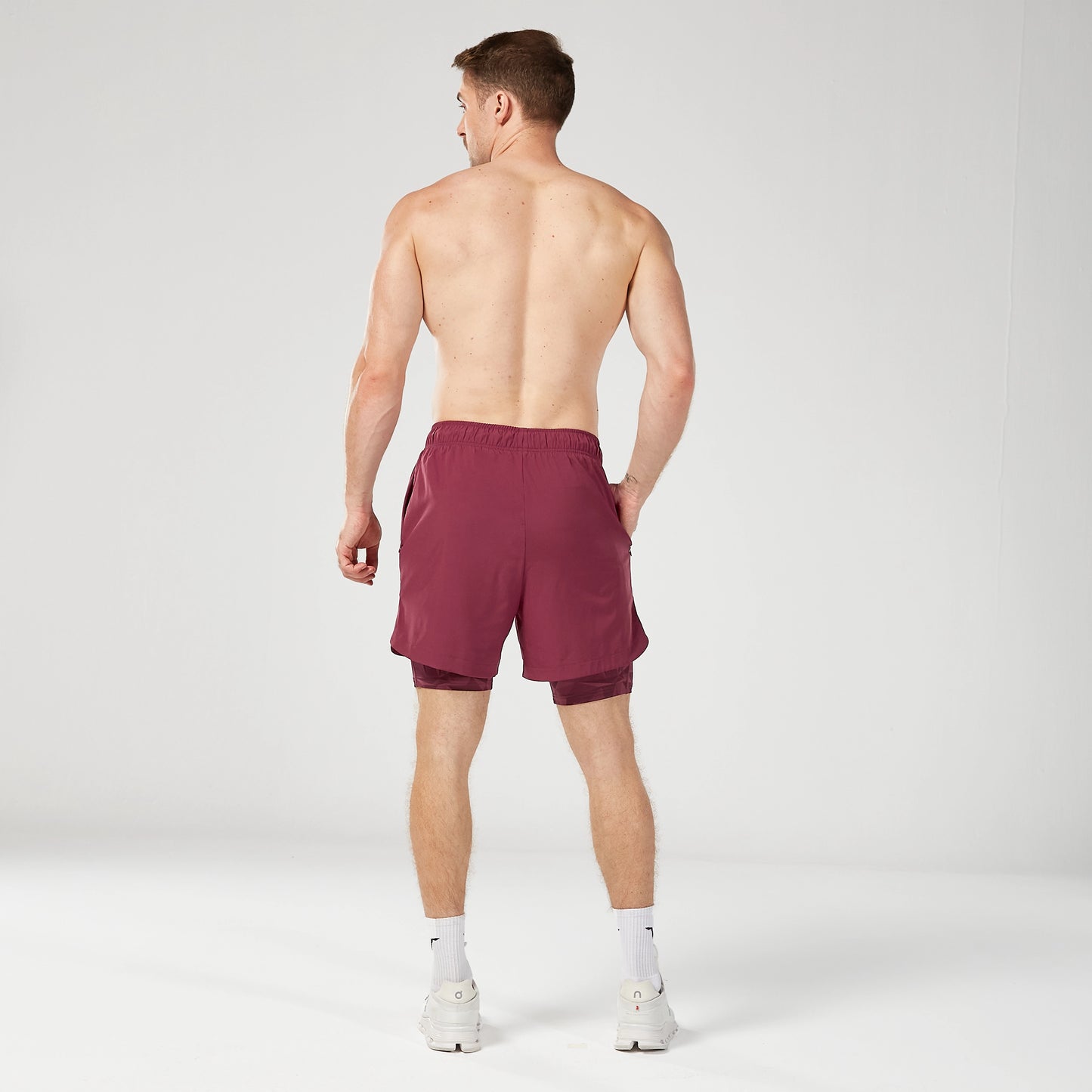 Limitless 2-in-1 7" Shorts - Burgundy