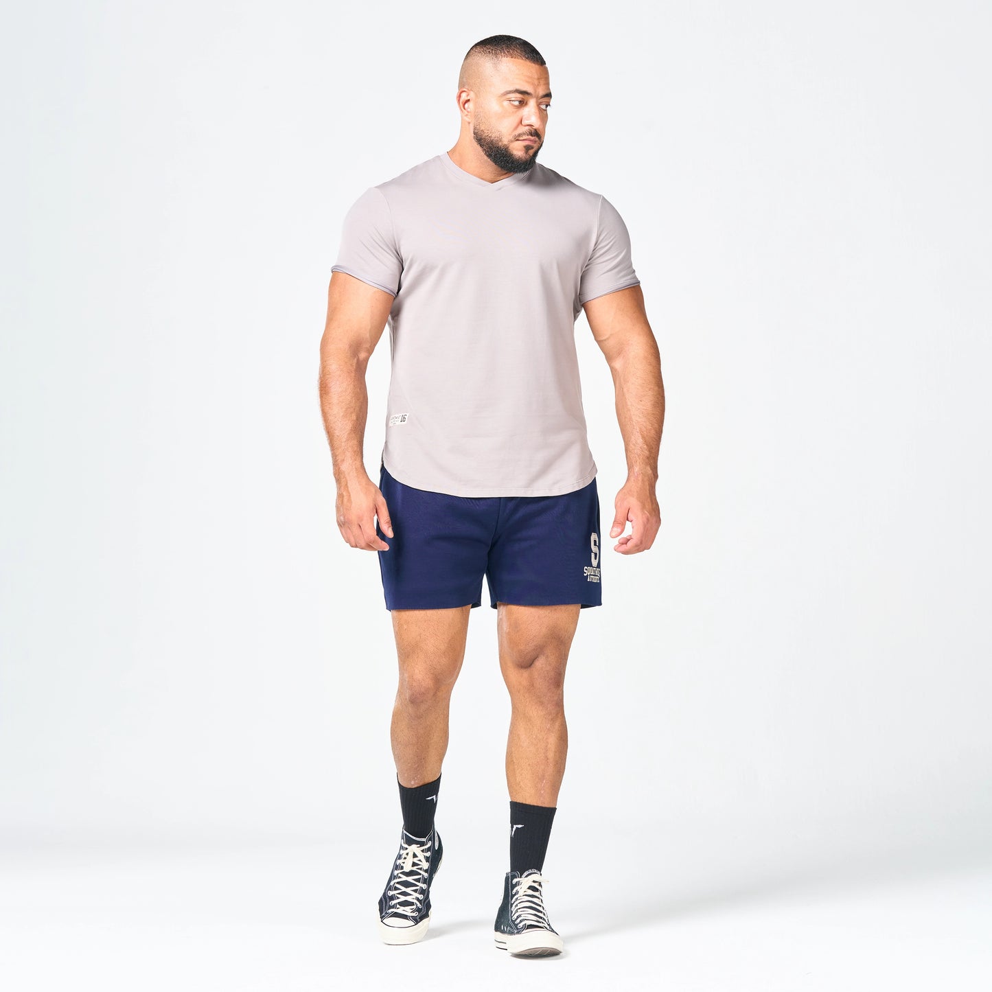 Golden Era Fresh Legacy Muscle T-shirt - Light Grey Marl