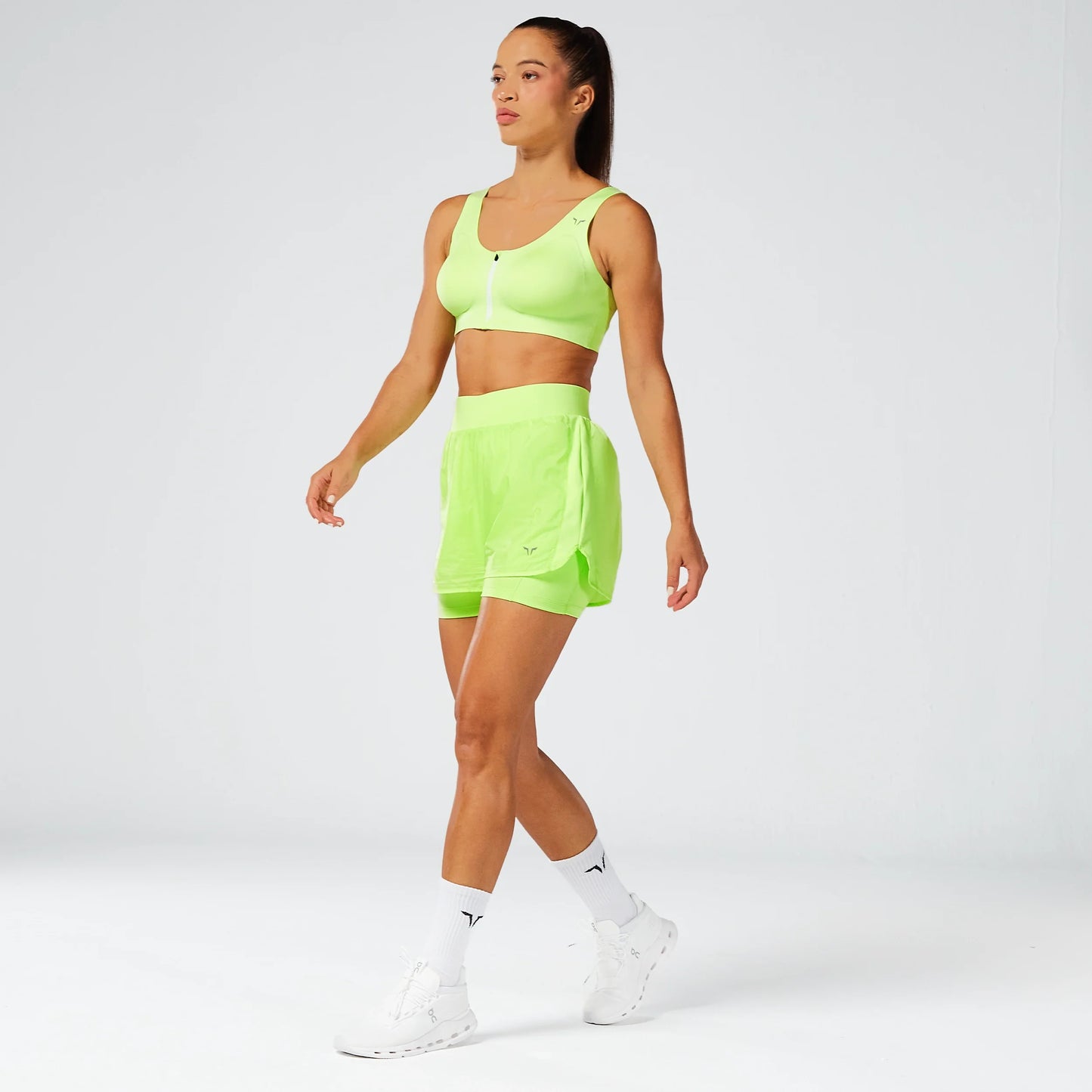 شورت لاب °360 سبرينت 2 في 1 - أخضر فاقع