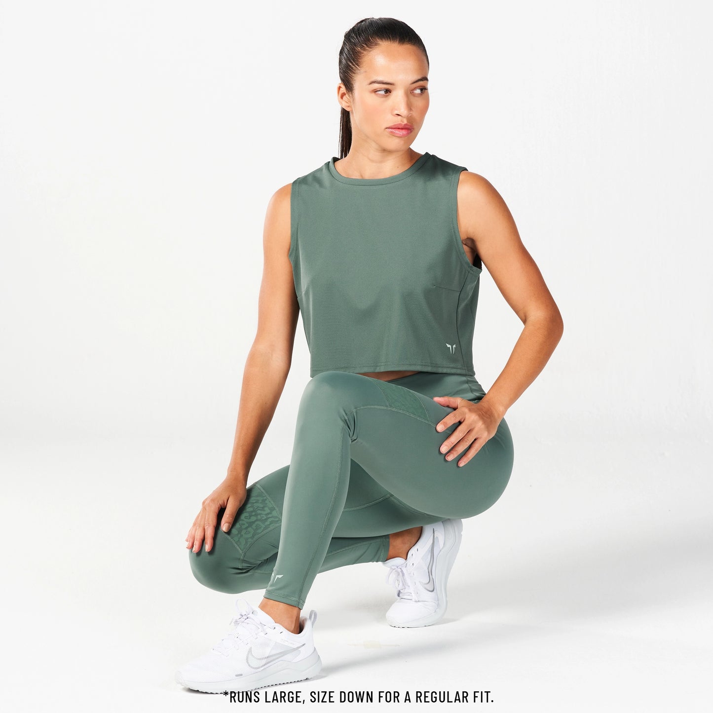 Untamed Panel Leggings 27" - Dark Forest