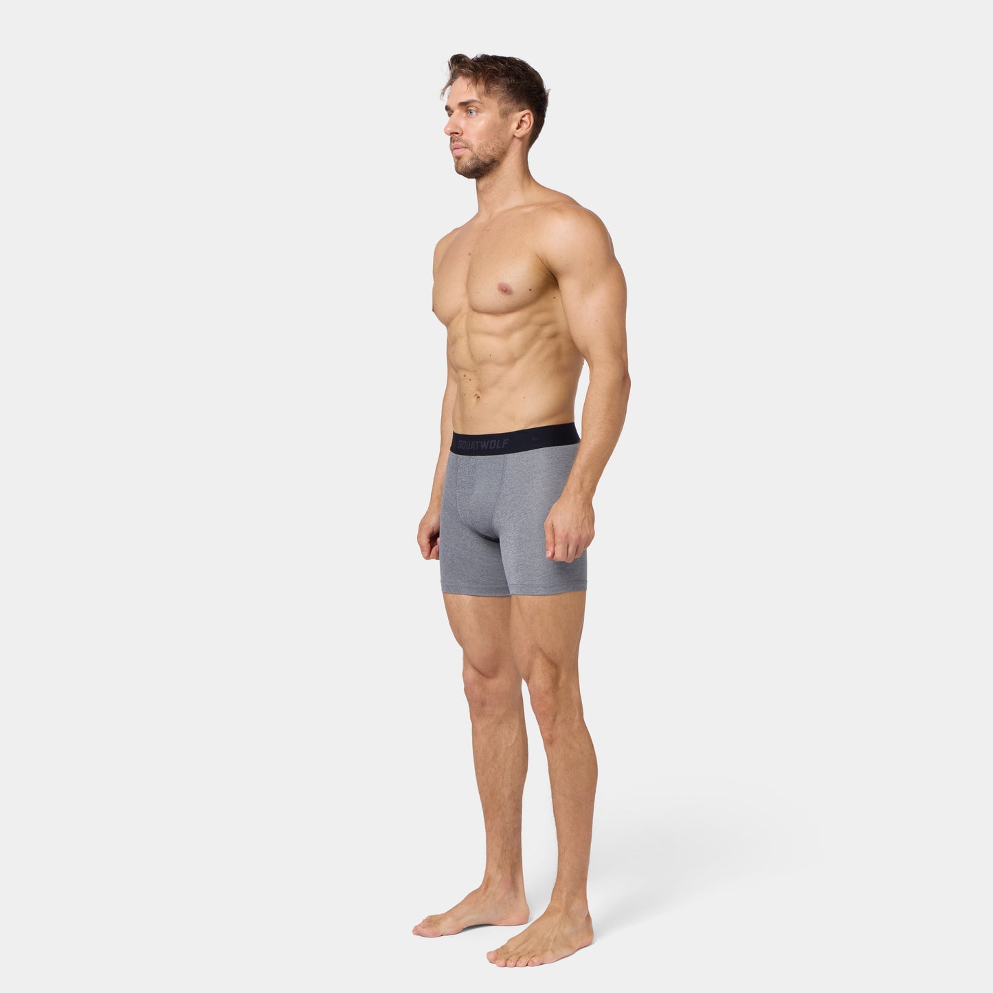 بوكسر 5" للأداء 3 قطع - رمادي فاتح مارل