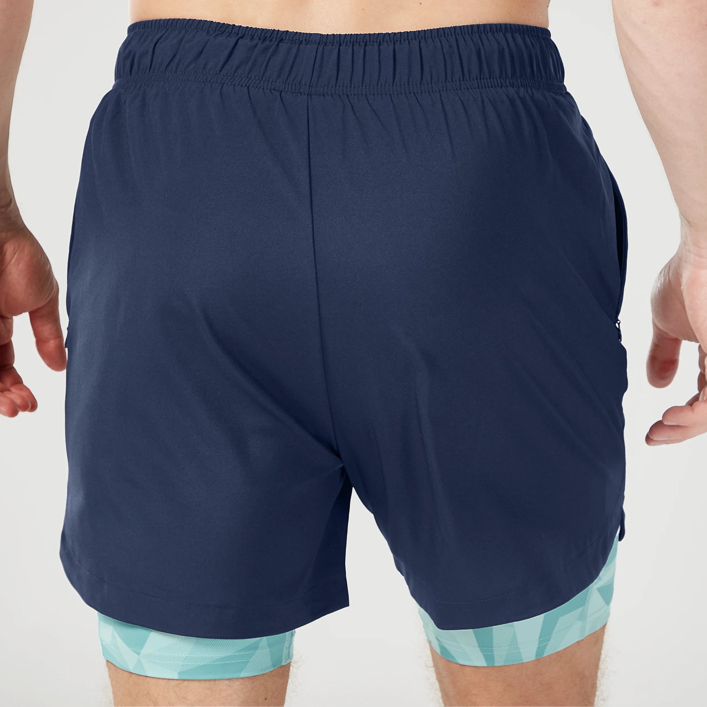 شورت ليميتليس 2 في 1 بطول 7 بوصة - كحلي