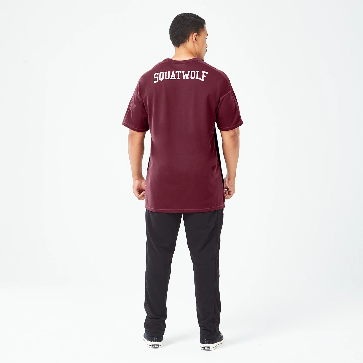 Golden Era Legacy Oversized T-shirt - Black & Burgundy