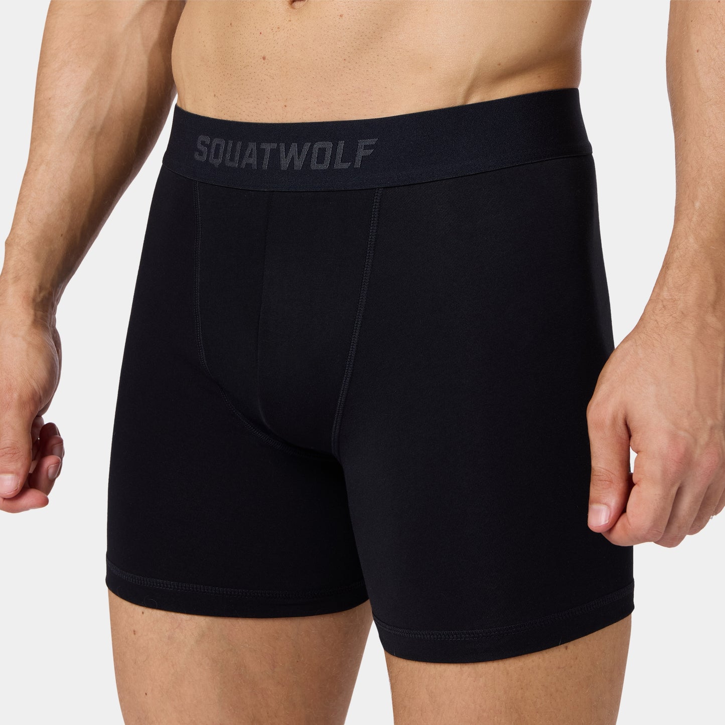 بوكسر قطني 5" 3 قطع - أسود