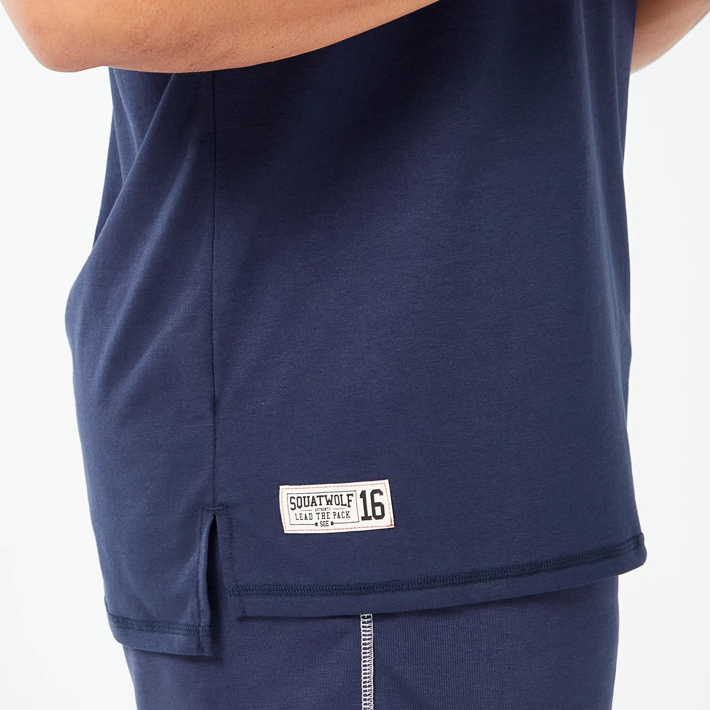 Golden Era Raglan Muscle T-shirt - Navy Graphic