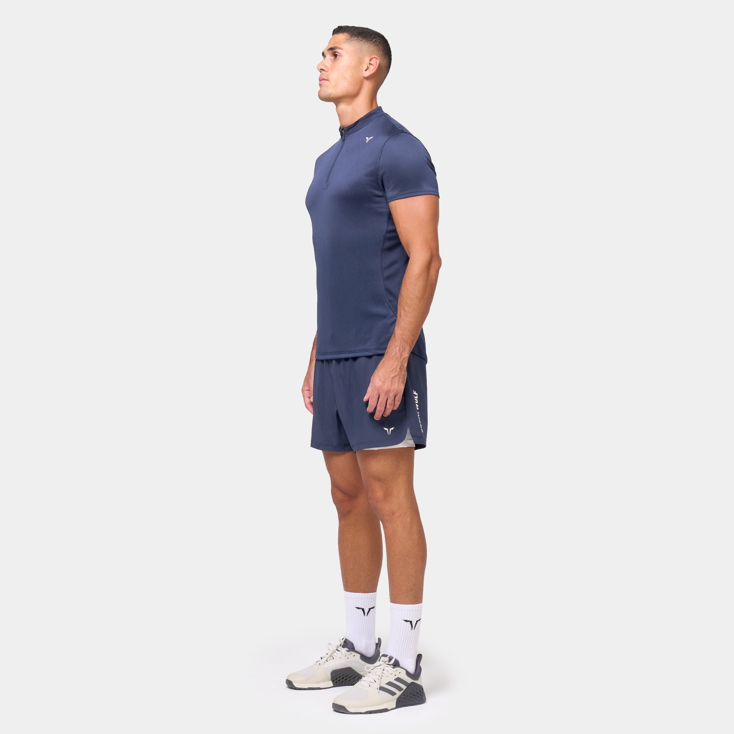 تيشيرت خفيف بريع سحاب - كحلي