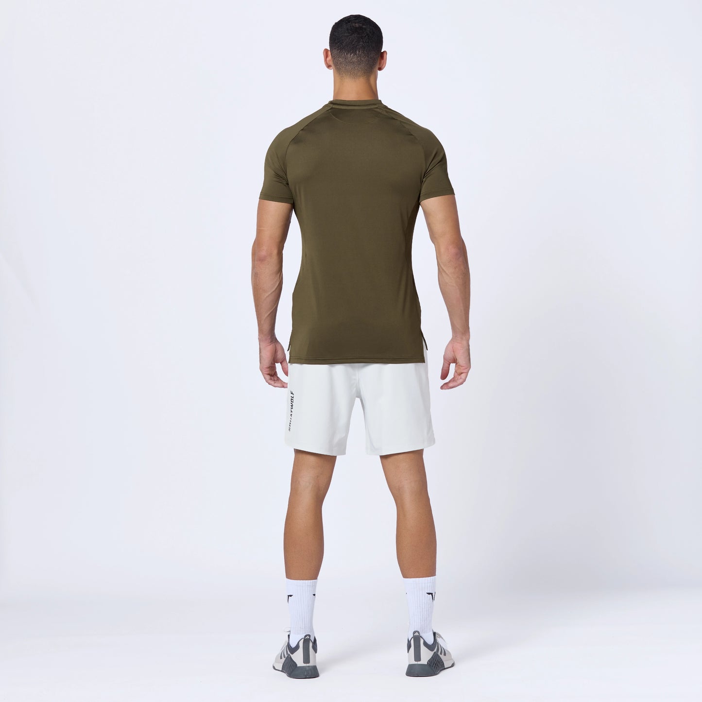 تيشيرت جيم خفيف للغاية - زيتوني داكن