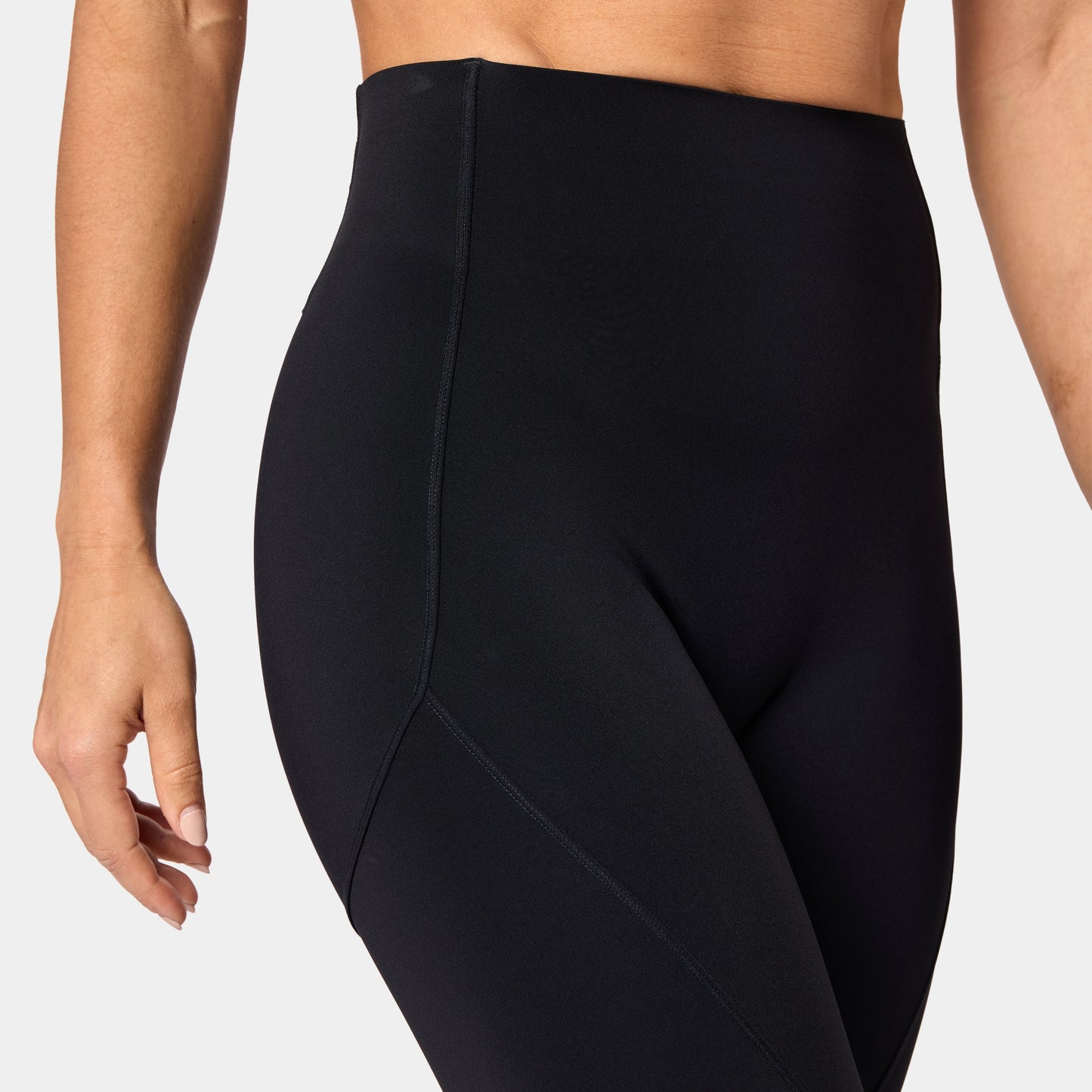 ليقنز كونتور 27" بخصر مرتفع - أسود