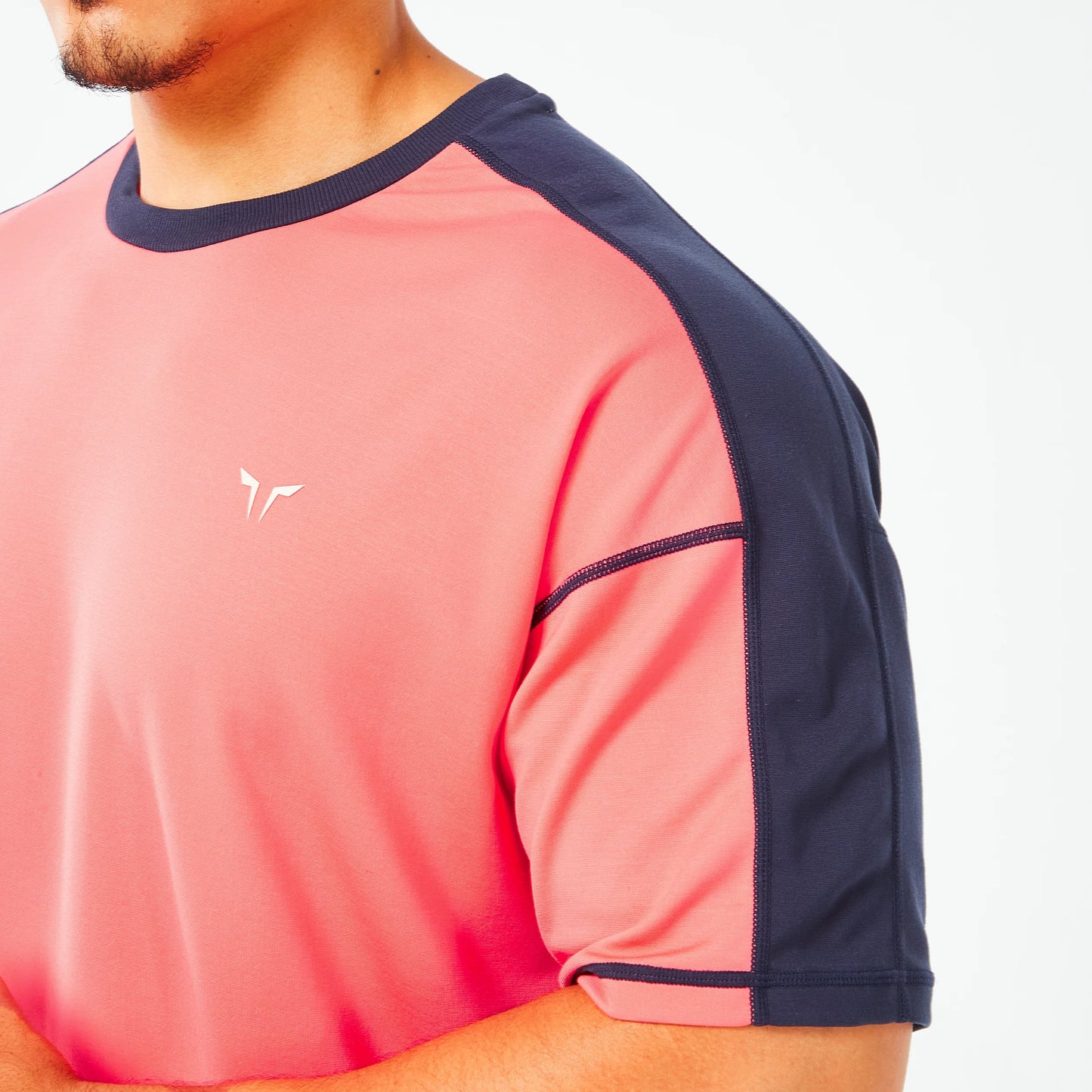 Golden Era Legacy Oversized T-shirt - Rose of Sharon & Navy