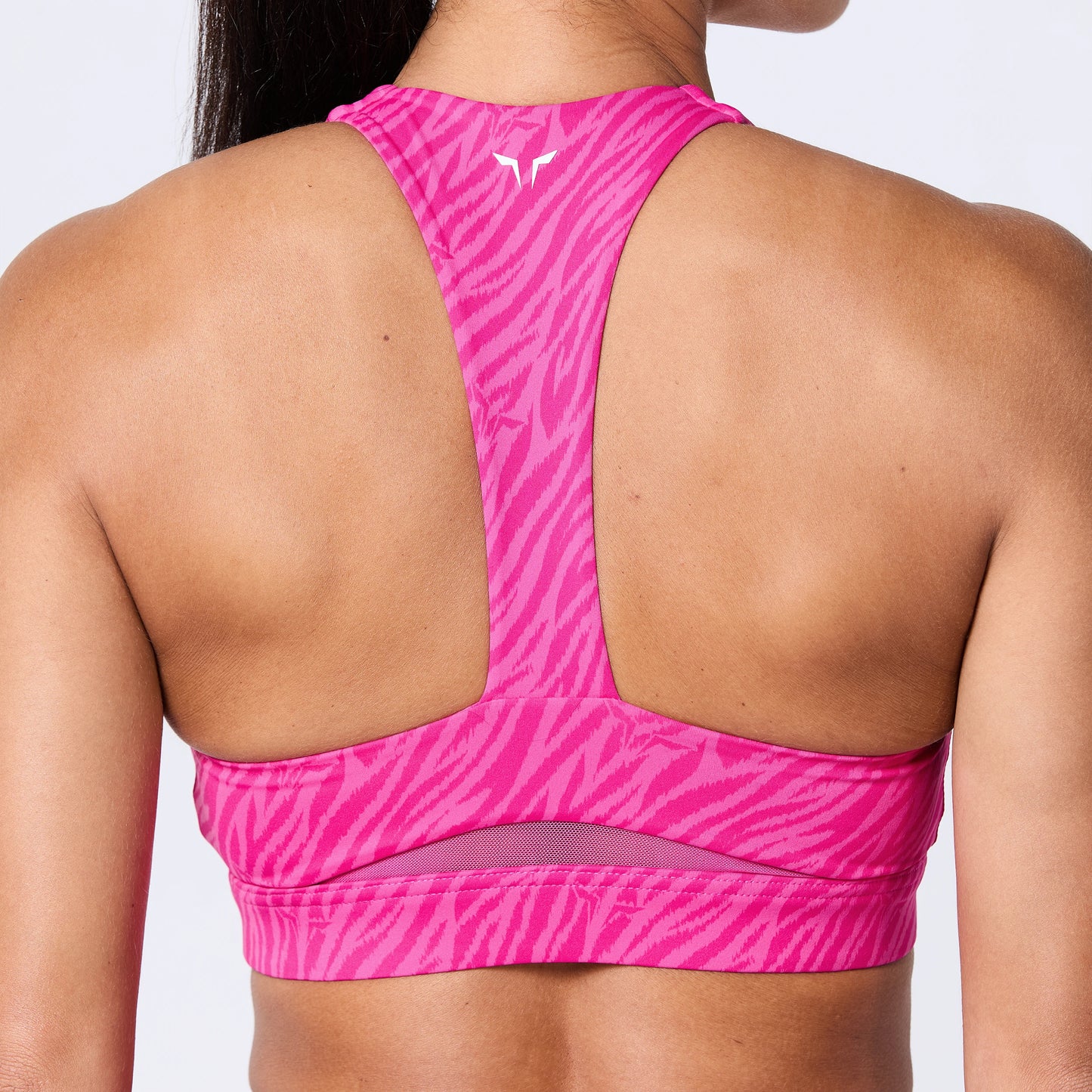 Racer Back Bra - Beetroot Purple Print