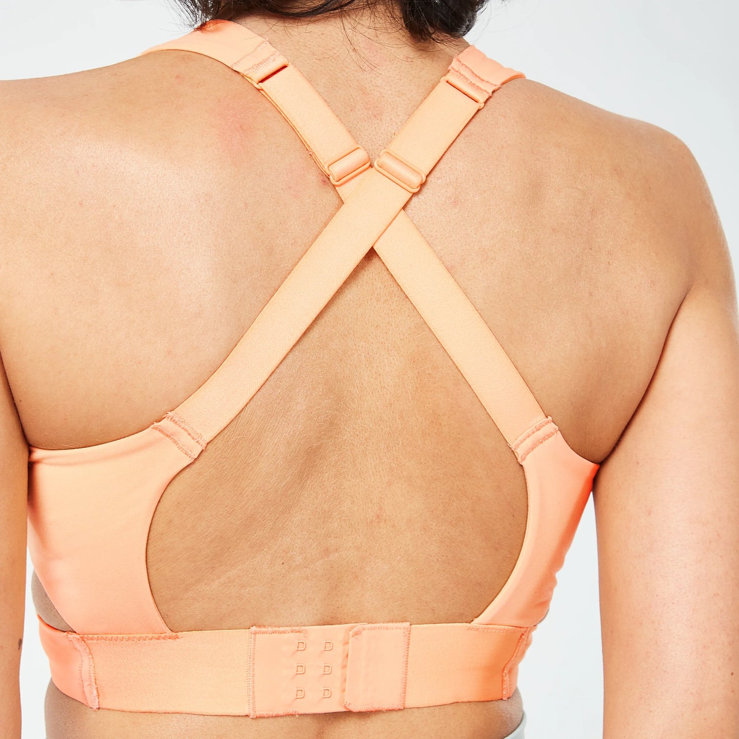 بلوزة بنمط حمالة صدر ريتروجراد كريس كروس - برتقالي شيفون