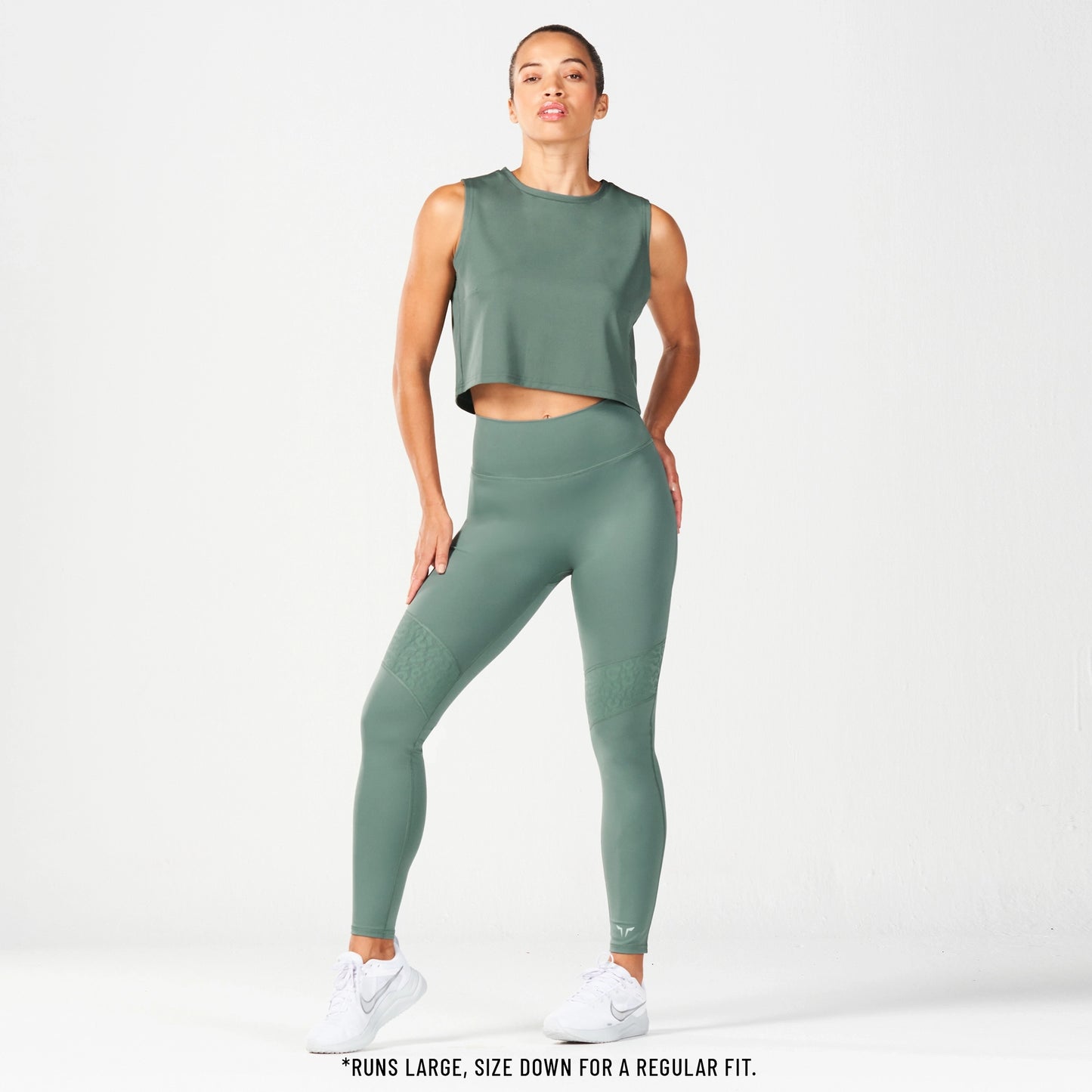 Untamed Panel Leggings 27" - Dark Forest