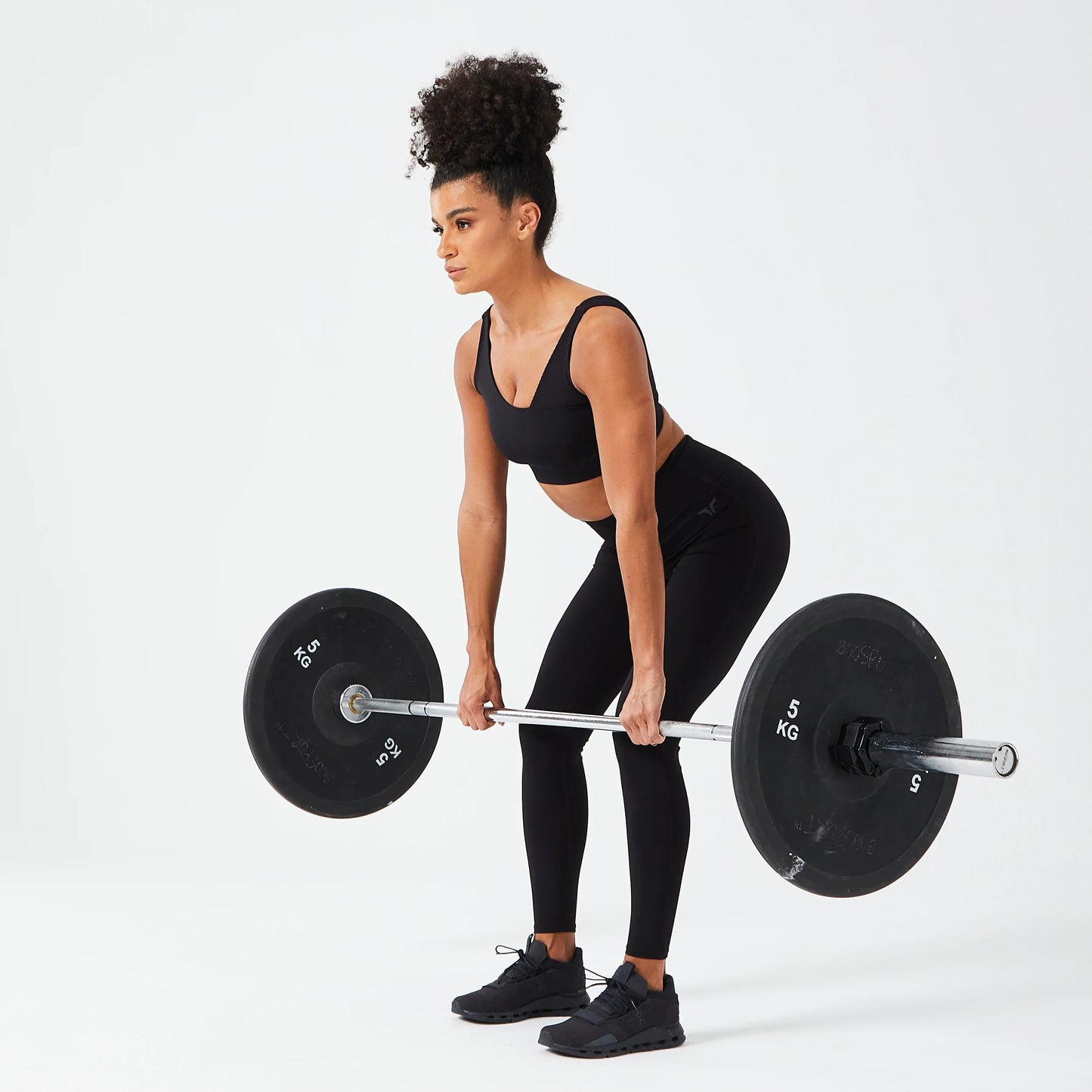 حمالة صدر كود جليتش بتصميم غير متماثل - أسود