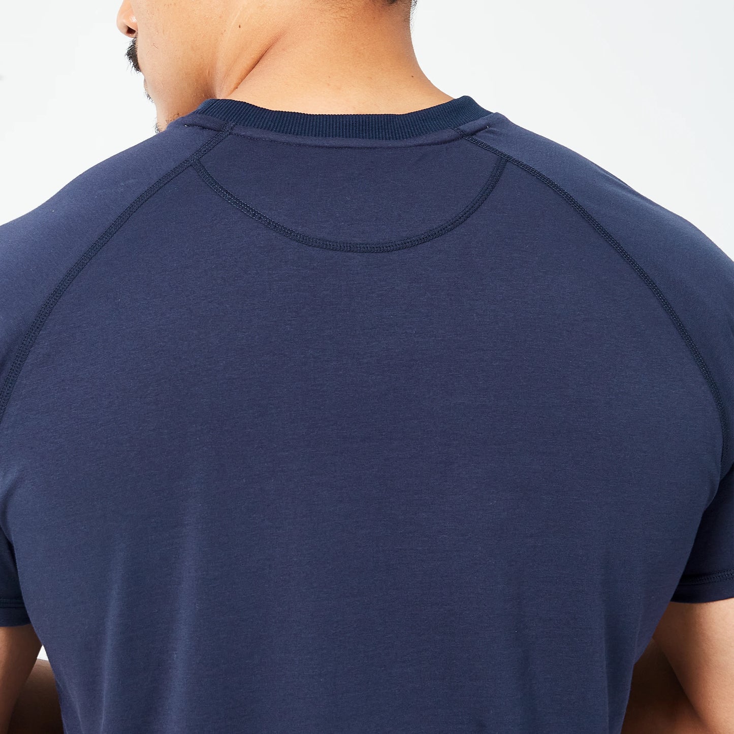 Golden Era Raglan Muscle T-shirt - Navy Graphic