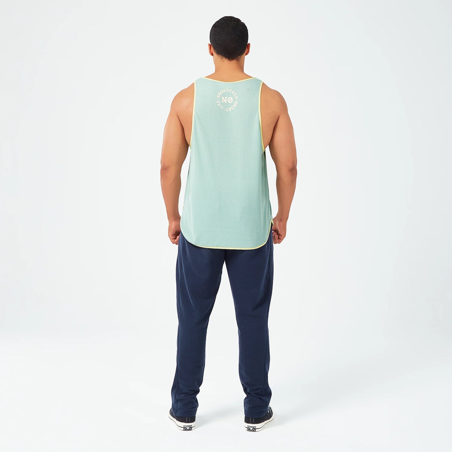Golden Era Authentic Waffle Tank - Aqua Foam