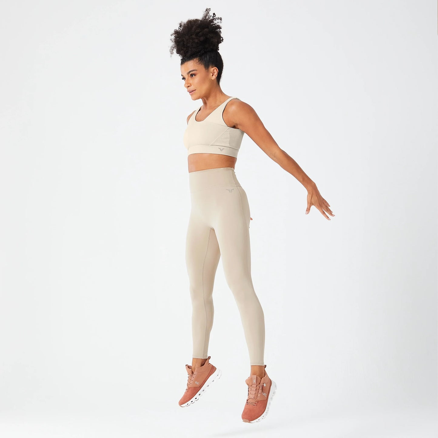 حمالة صدر كود جليتش بتصميم غير متماثل - ترابي