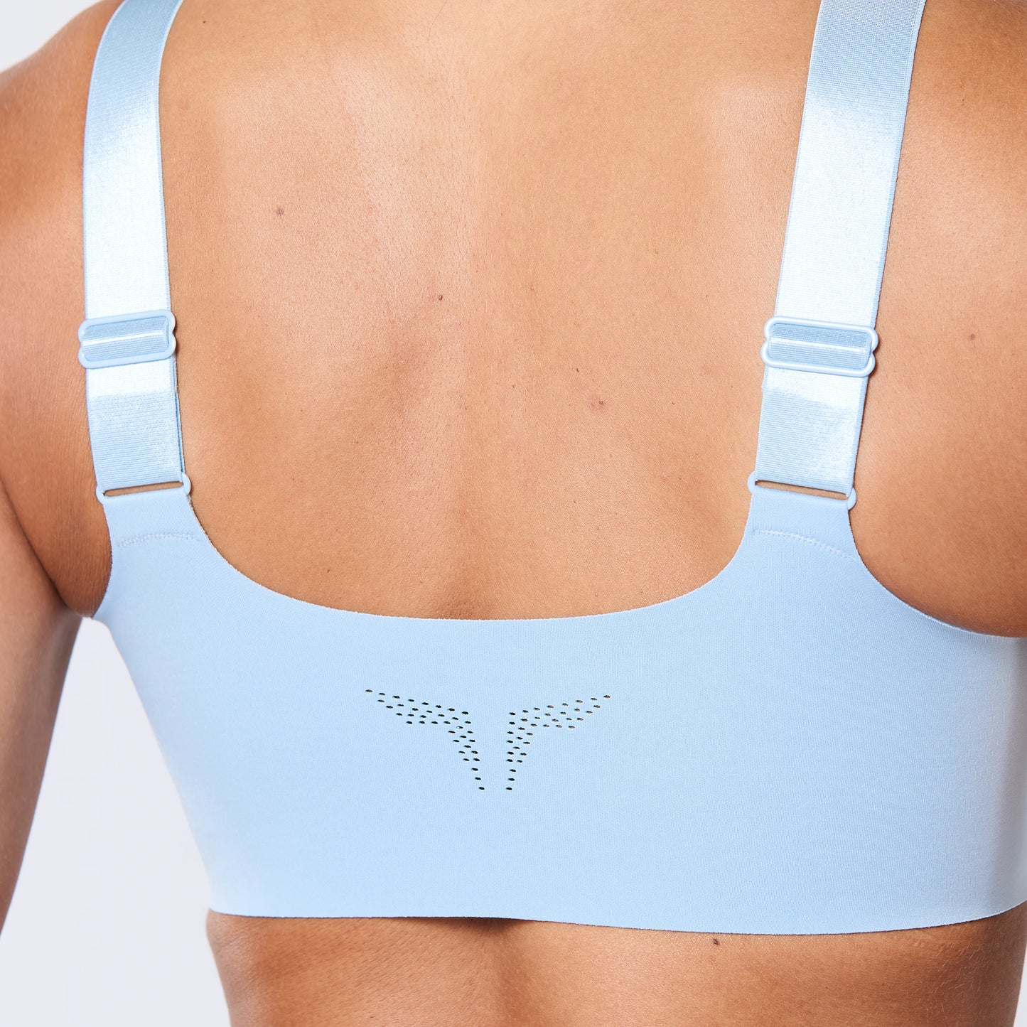 حمالة صدر بيرفورمانس بسحاب - أزرق سماوي