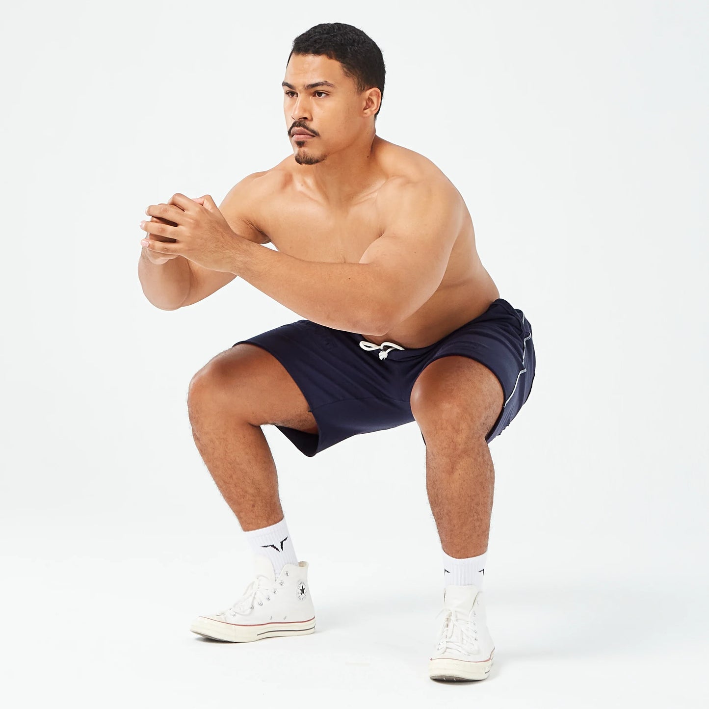 Golden Era Ripped Shorts - Navy