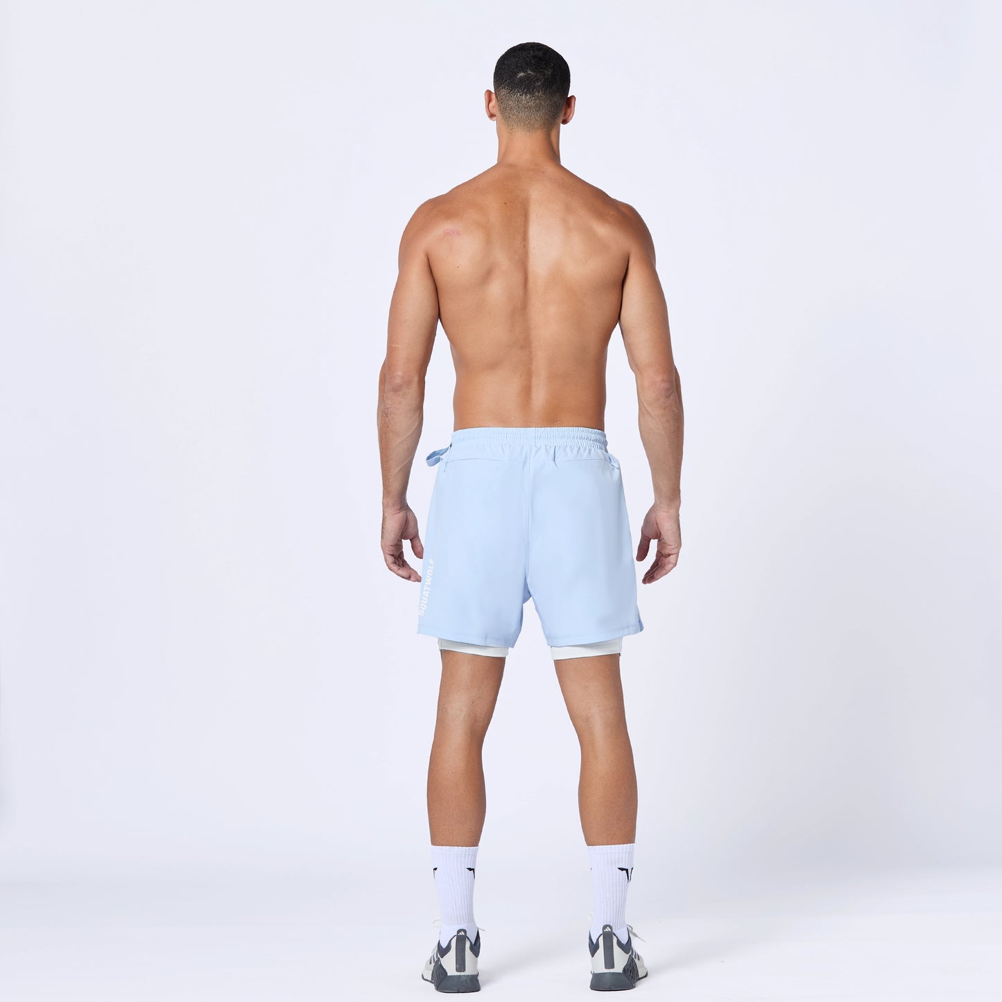 شورت فاونديشن 5" 2 في 1 - أزرق سماوي