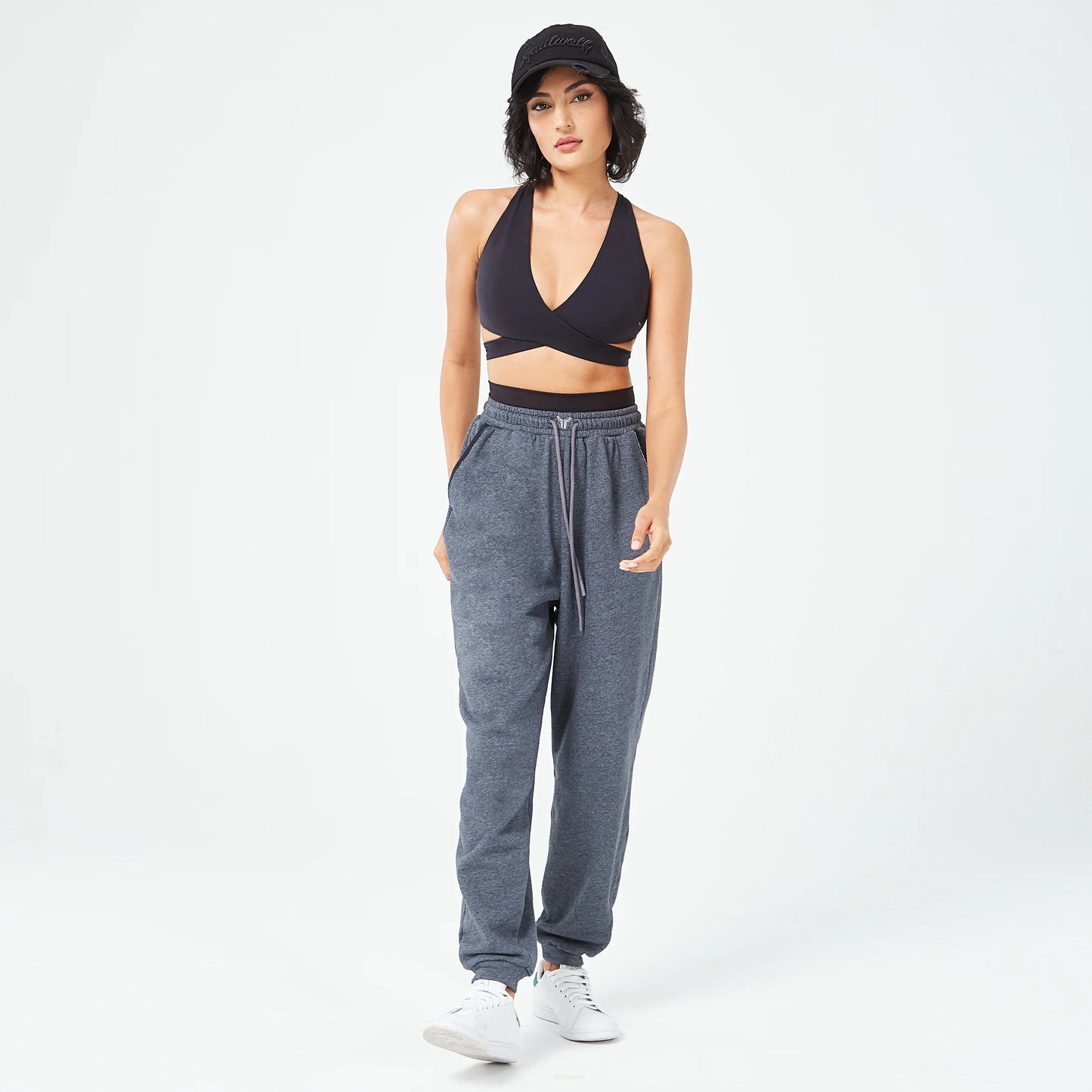 بنطلون رياضي خفيف ريتروجراد بلش - أسود مارل