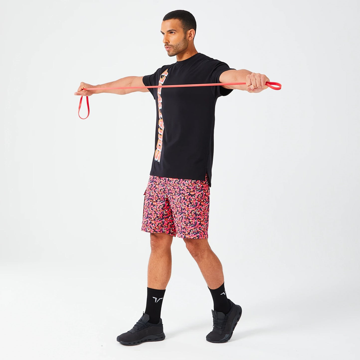 Glitch Oversized T-shirt - Black