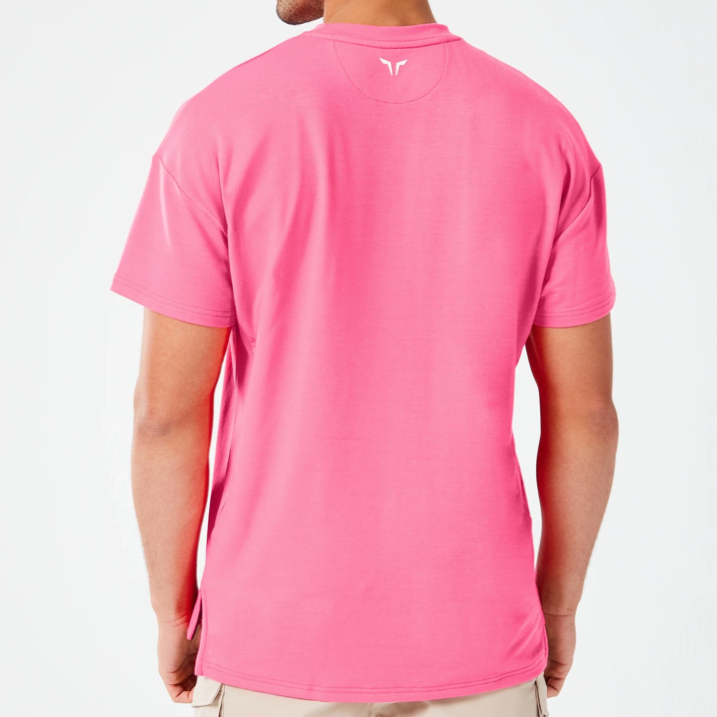 Glitch Oversized T-shirt - Hot Pink